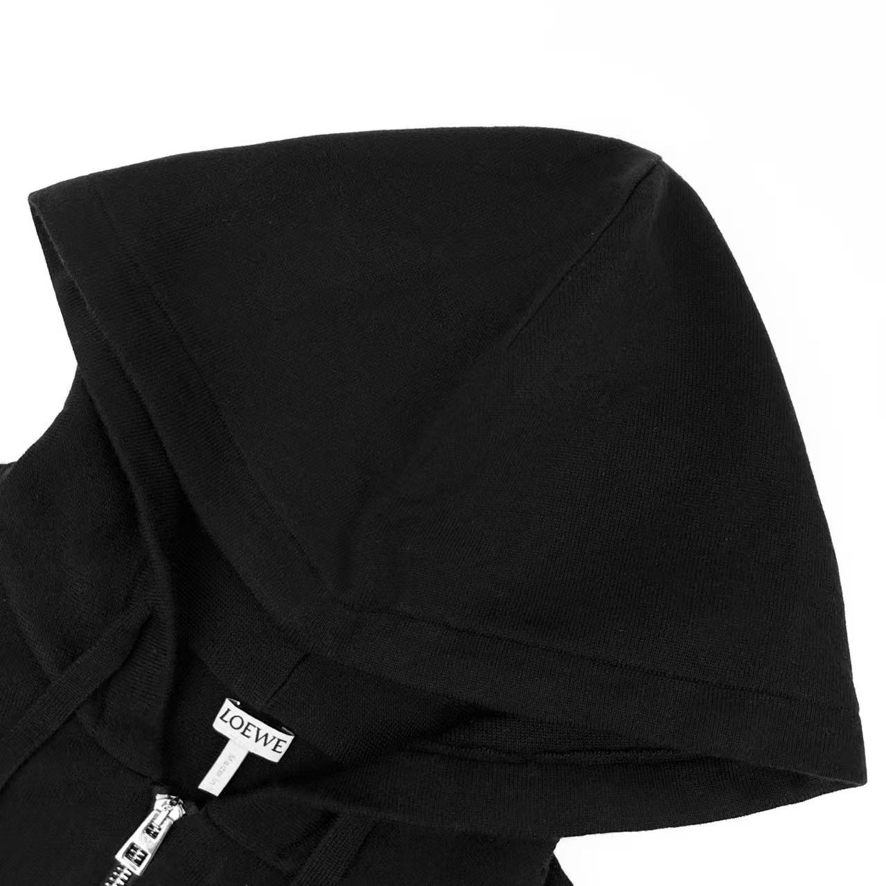 LOEWE Zip-Up Hoodie In Wool - DesignerGu