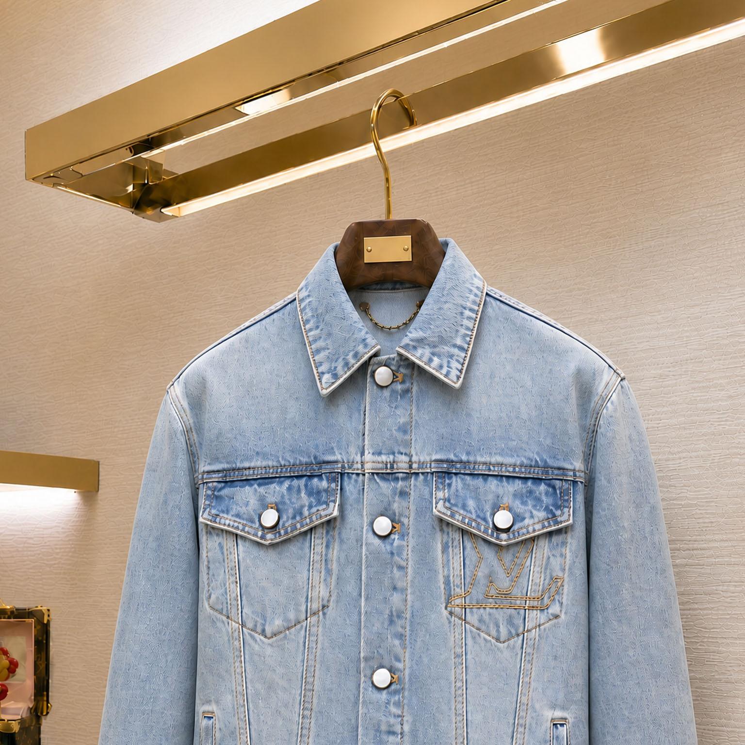 Louis Vuitton Denim Trucker Jacket - DesignerGu
