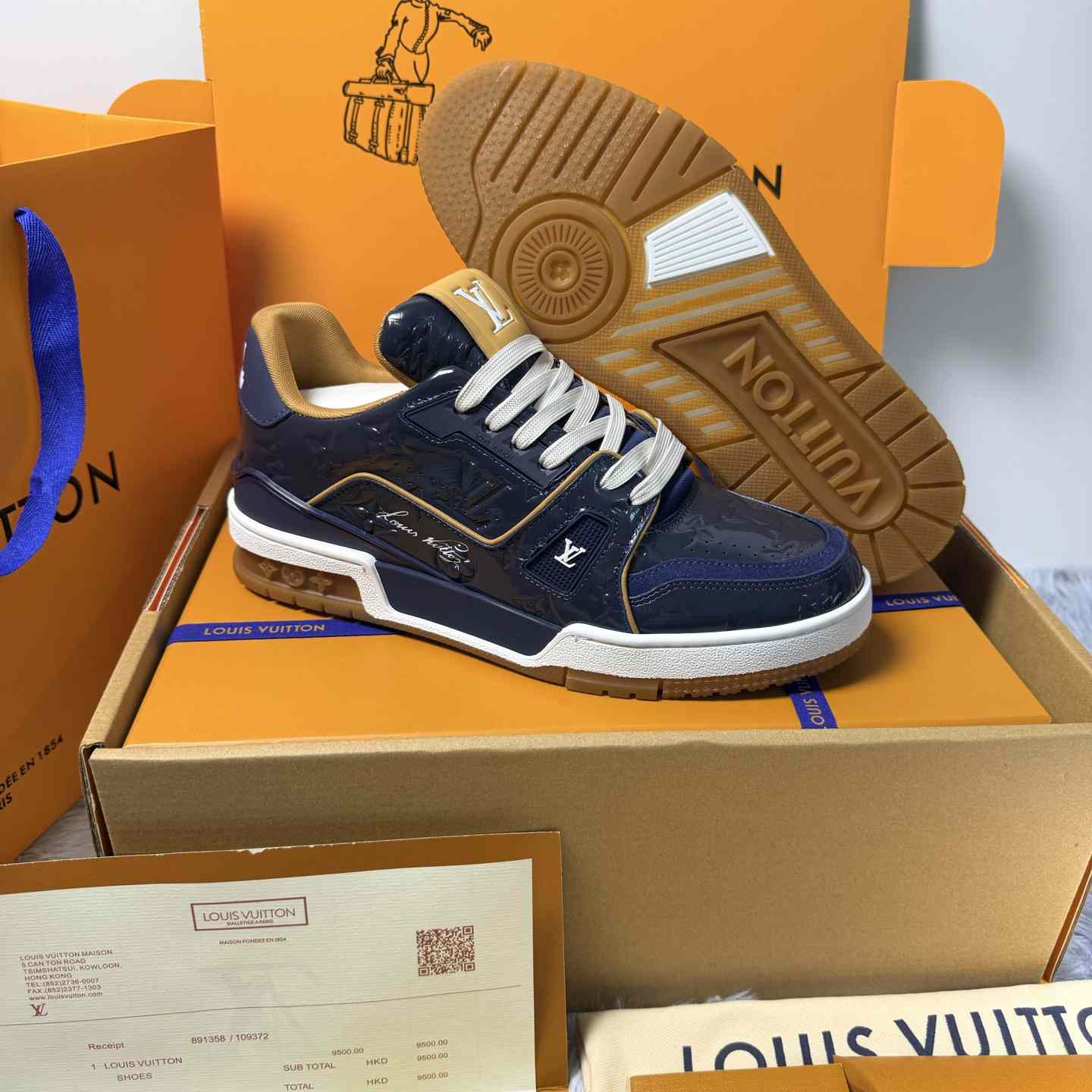 Louis Vuitton LV Trainer Sneaker 1AKP8Y（upon uk size） - DesignerGu