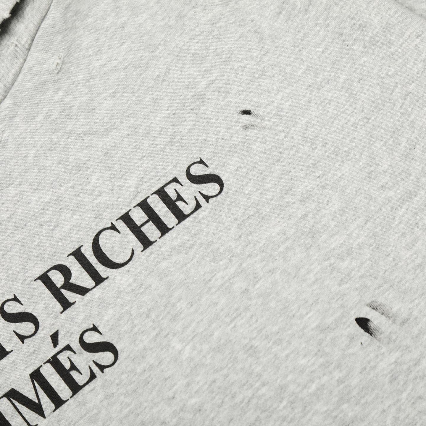 Enfants Riches Déprimés Classic Logo Hoodie 'Paint Heather Grey' - DesignerGu