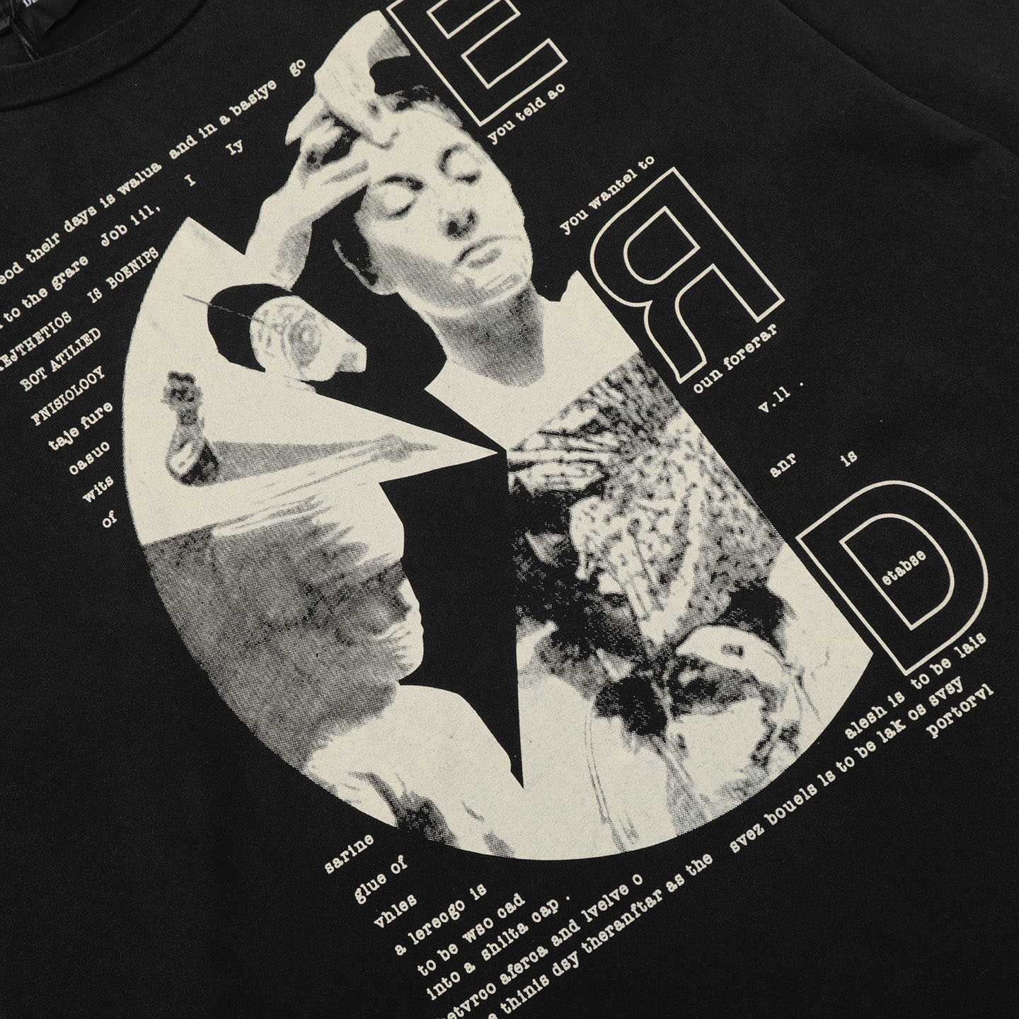 Enfants Riches Déprimés Remember When Long-Sleeve T-Shirt 'Faded Black' - DesignerGu