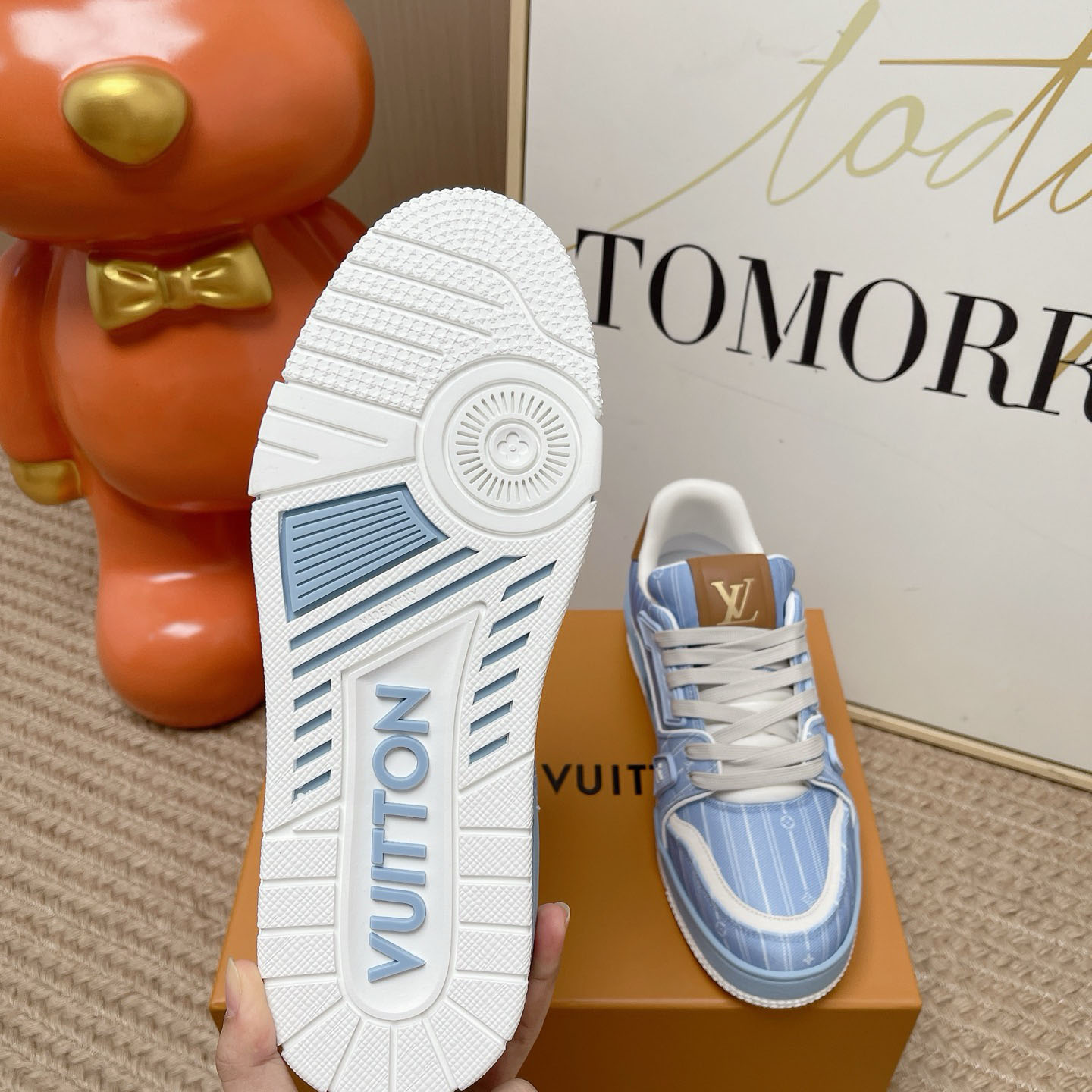 Louis Vuitton LV Trainer Sneaker 1AKBE0（upon uk size） - DesignerGu