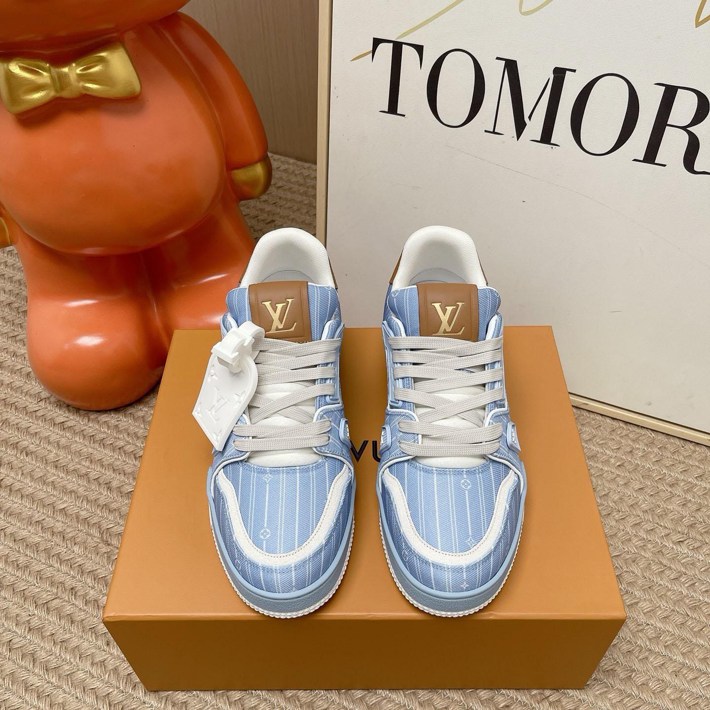 Louis Vuitton LV Trainer Sneaker 1AKBE0（upon uk size） - DesignerGu
