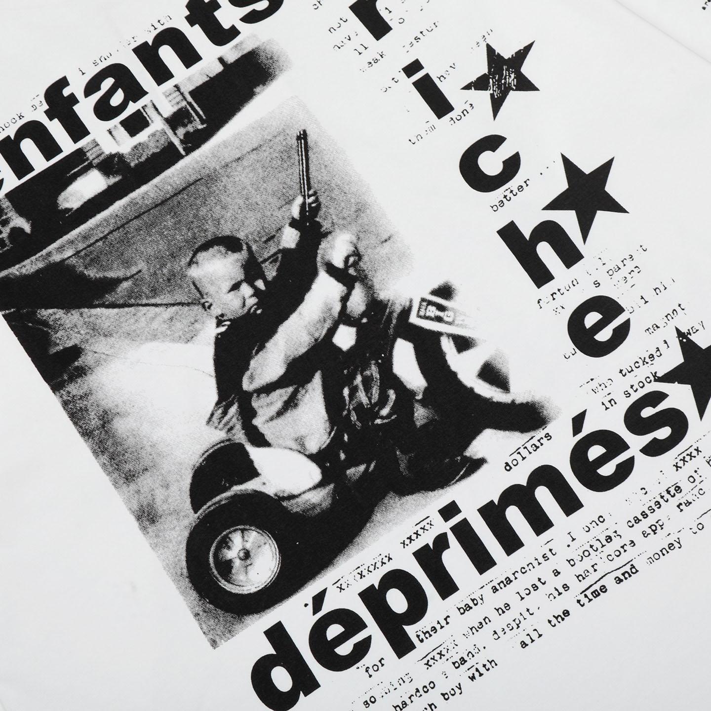Enfants Riches Déprimés My Underground/Tricycle Long-Sleeve T-Shirt 'Faded White' - DesignerGu