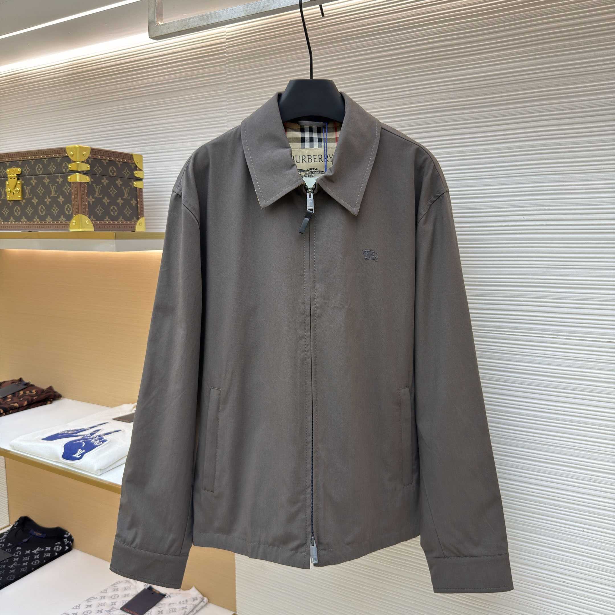 Burberry Tropical Gabardine Bloomsbury Harrington Jacket - DesignerGu