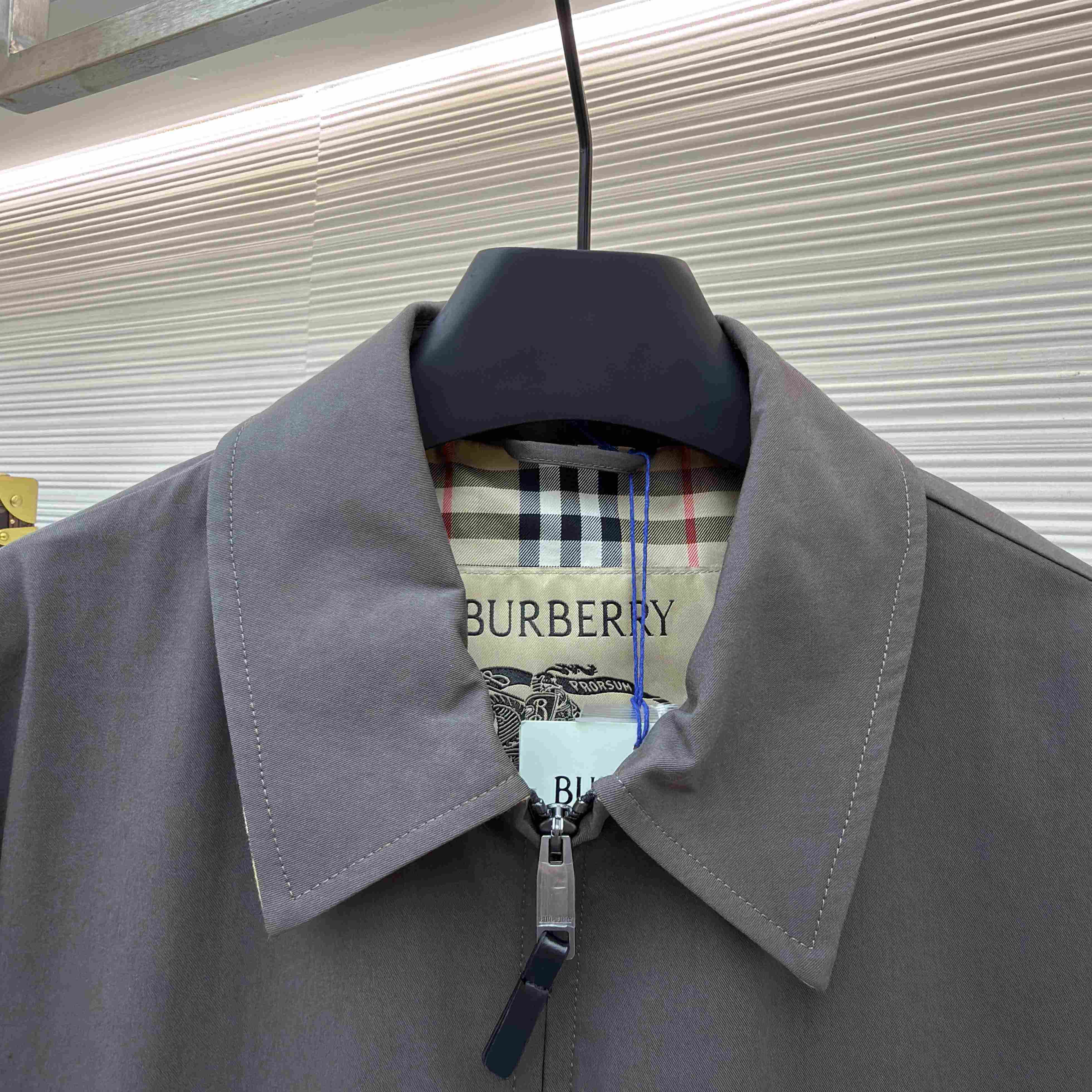 Burberry Tropical Gabardine Bloomsbury Harrington Jacket - DesignerGu