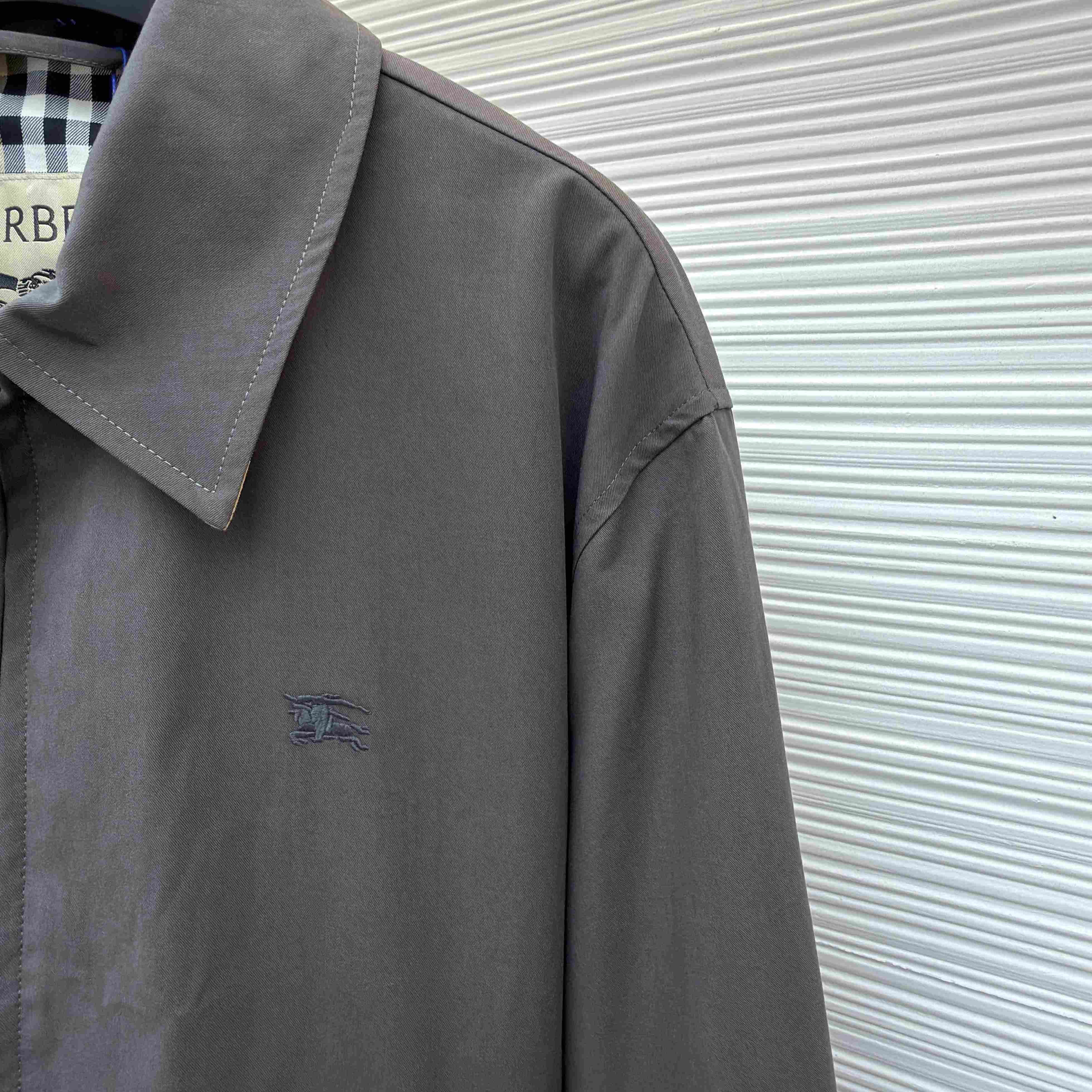 Burberry Tropical Gabardine Bloomsbury Harrington Jacket - DesignerGu
