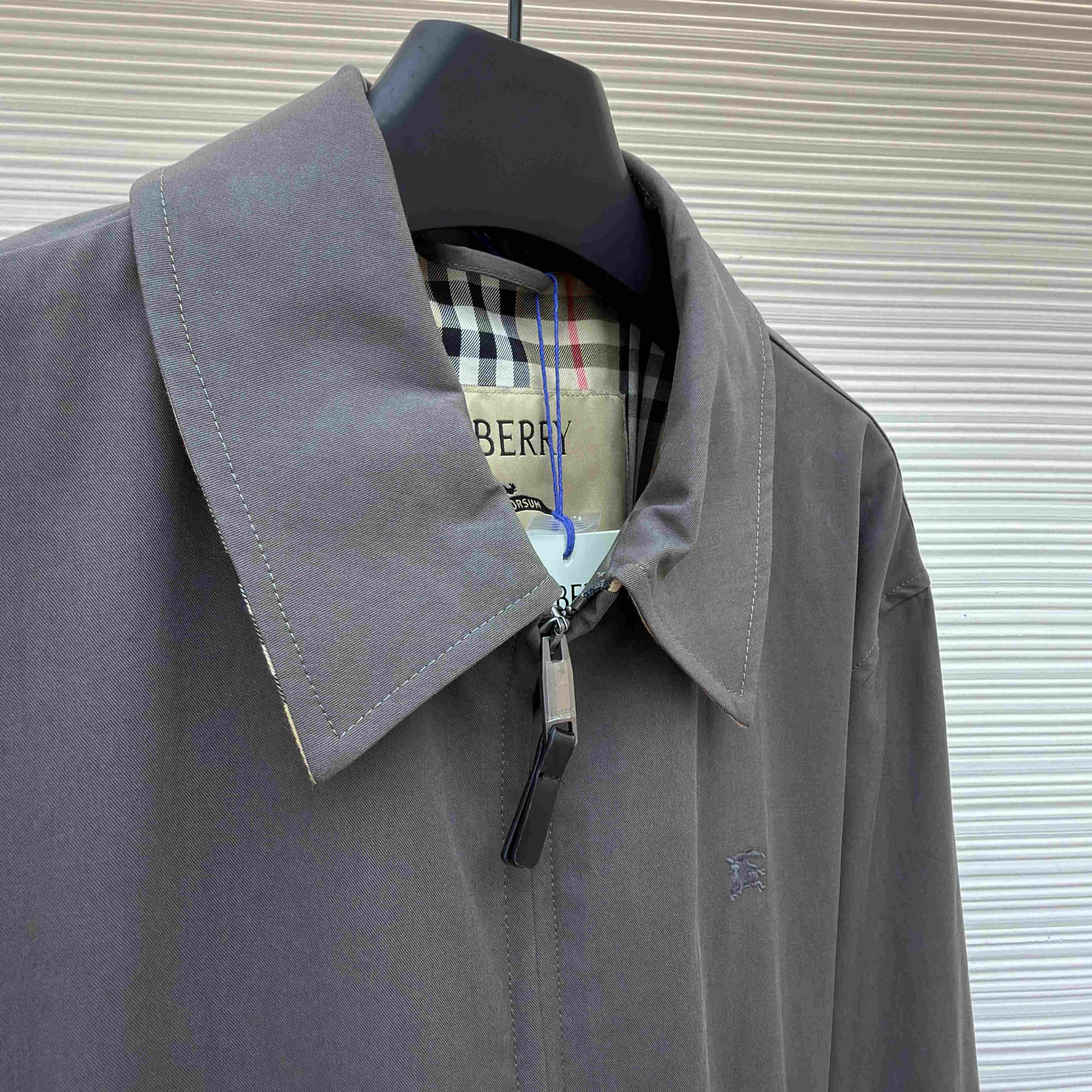 Burberry Tropical Gabardine Bloomsbury Harrington Jacket - DesignerGu