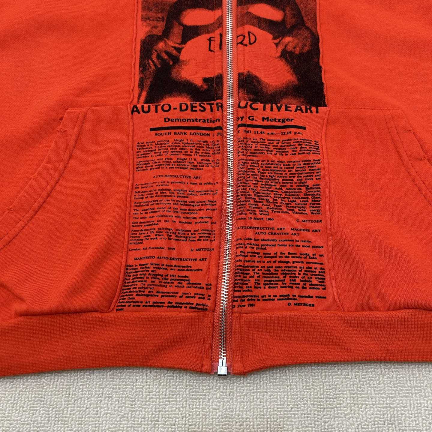 Enfants Riches Déprimés Anti-Process Thermal Lined Zip Hoodie - DesignerGu