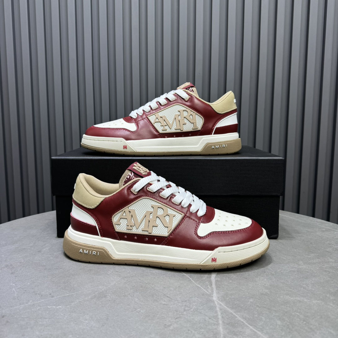 Amiri Classic Low 'Deep Red' - DesignerGu