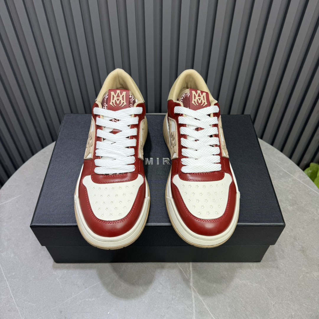 Amiri Classic Low 'Deep Red' - DesignerGu