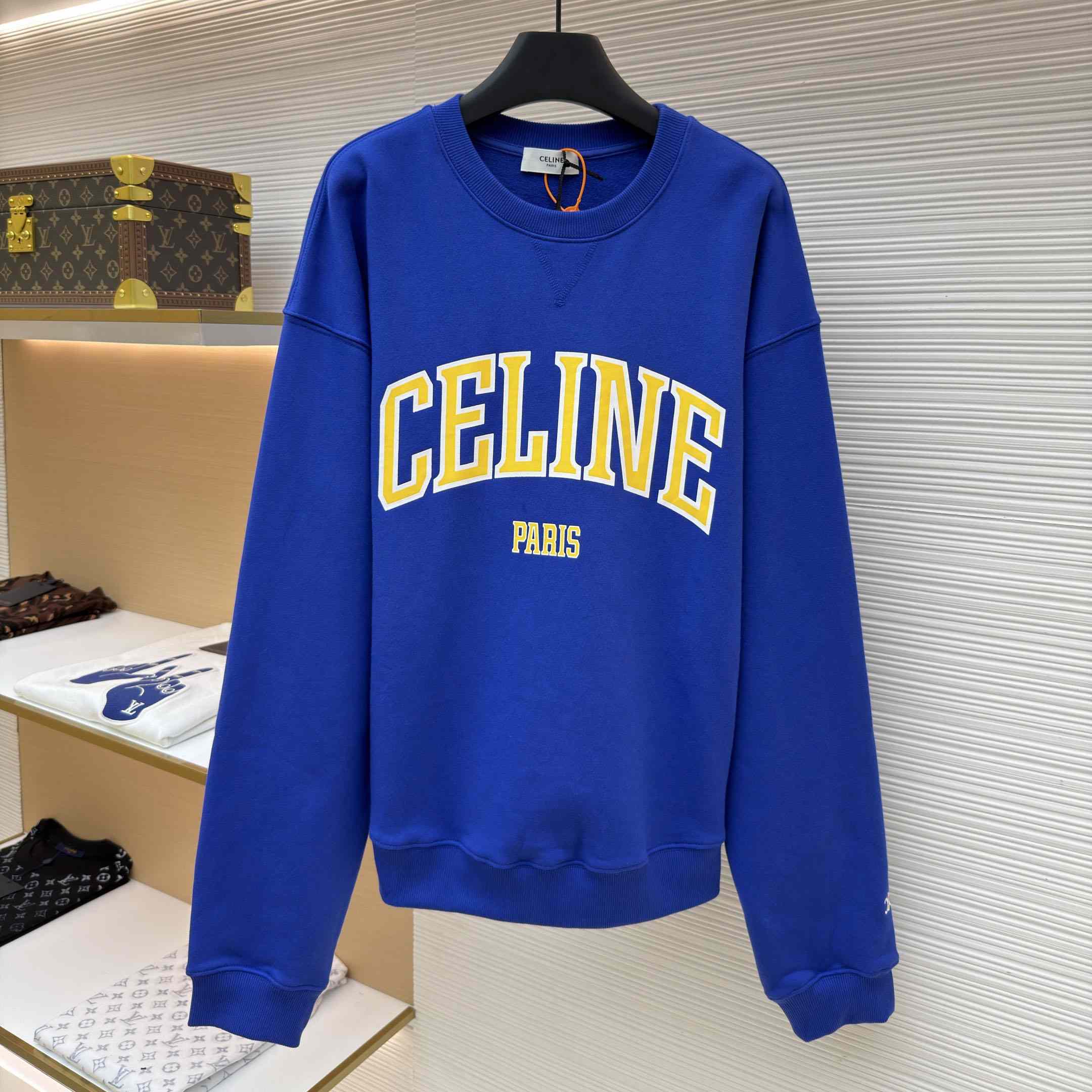 Celine Sweatshirt In Cotton Fleece - DesignerGu