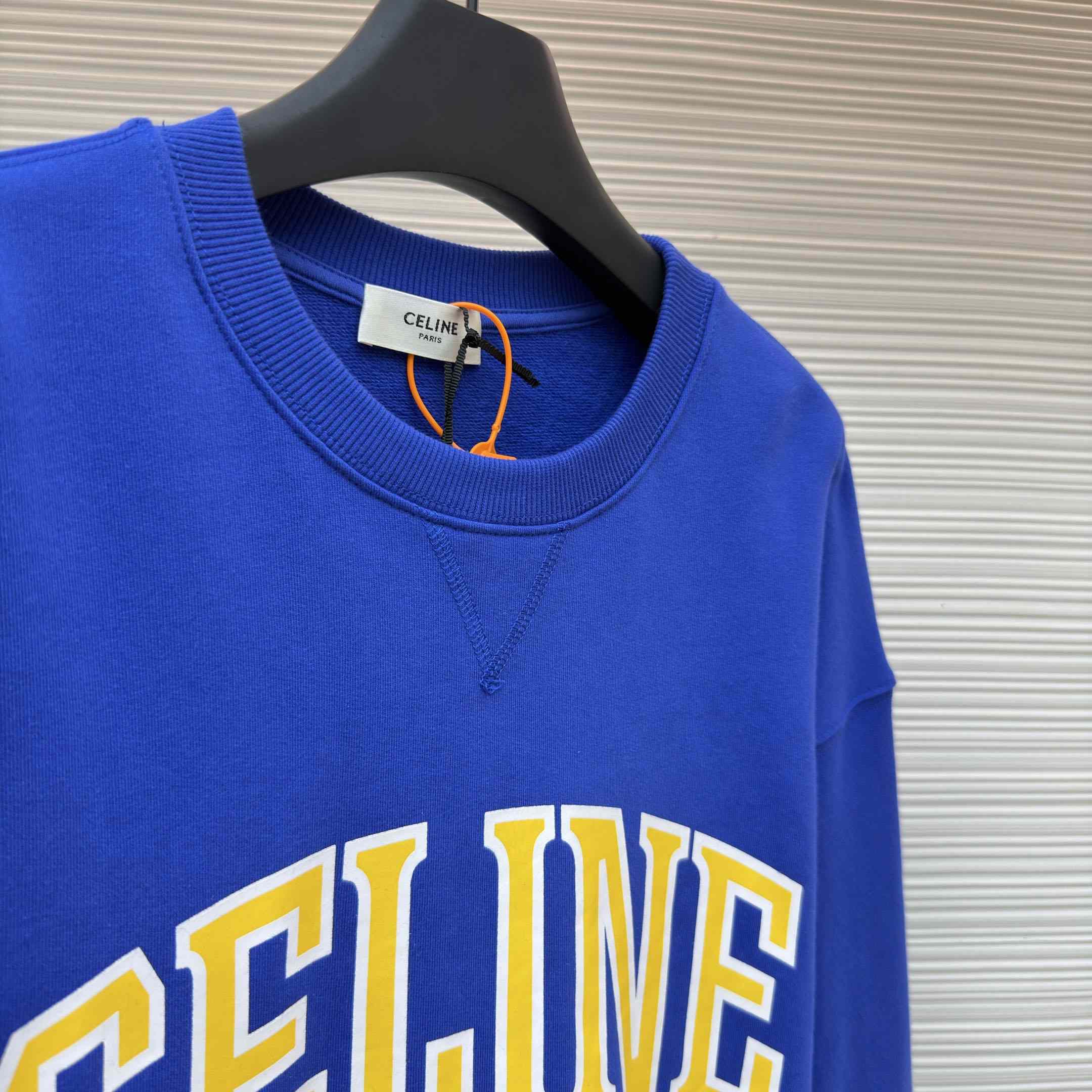Celine Sweatshirt In Cotton Fleece - DesignerGu