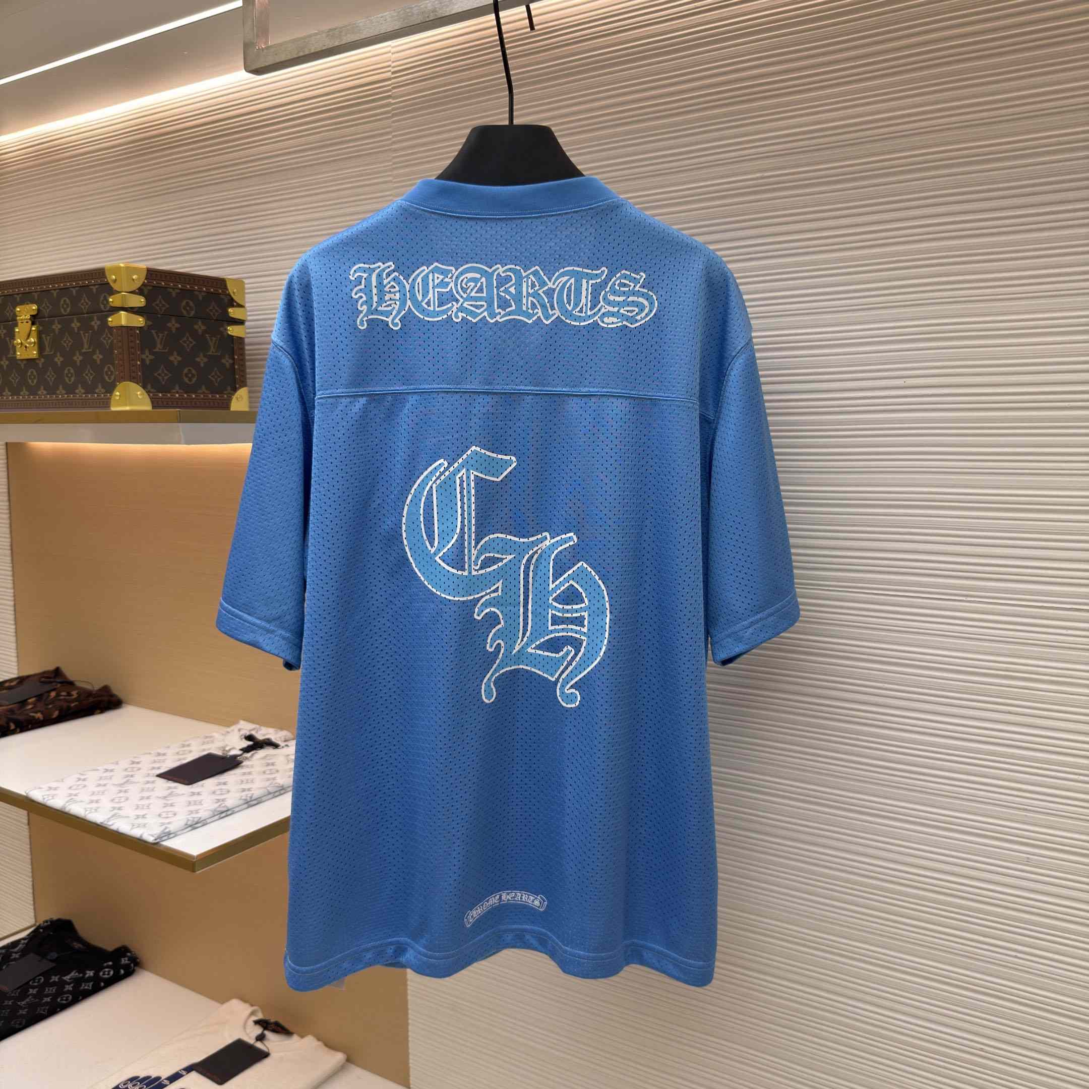 Chrome Hearts Mesh Stadium Football Jersey  - DesignerGu