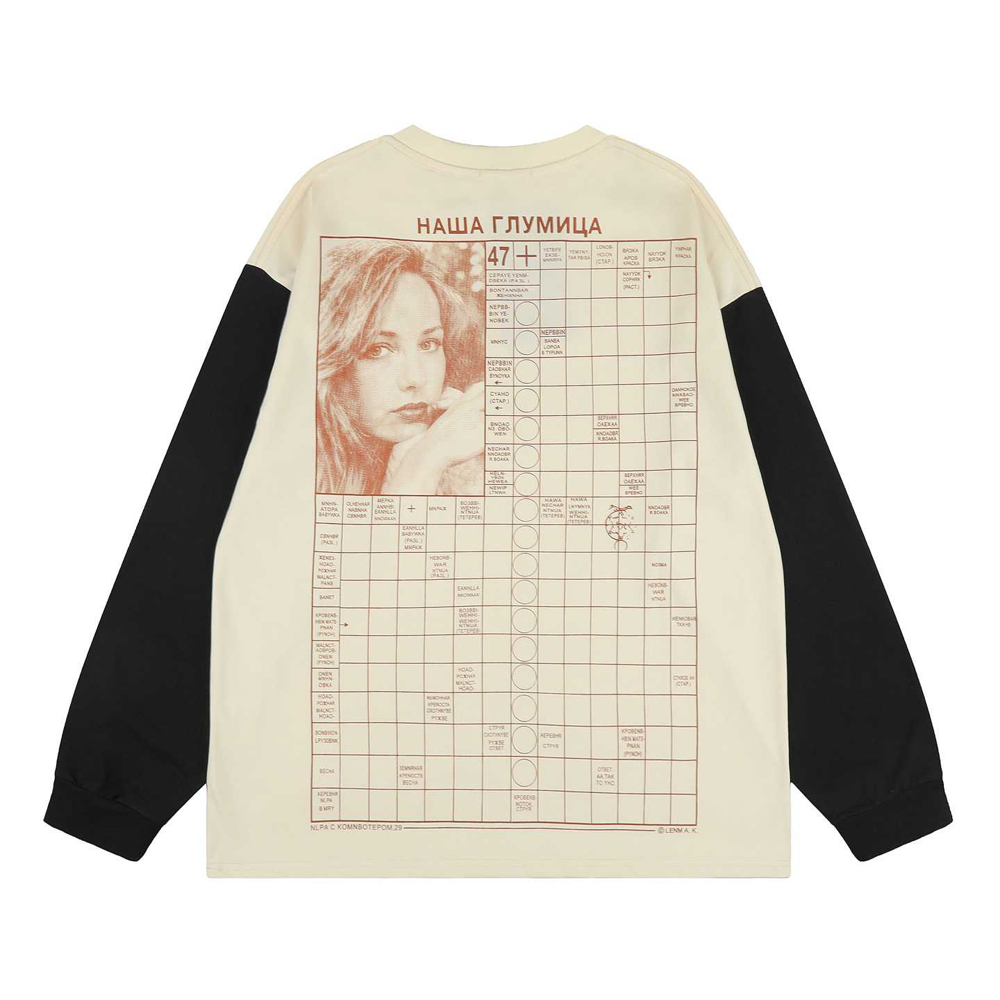 Enfants Riches Deprimes Jack Serbian Fantasy Long-Sleeve T-shirt - DesignerGu