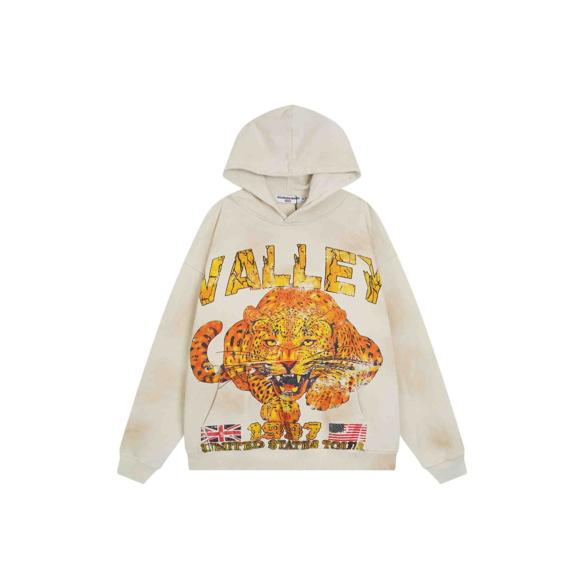 Vale Forever Cheetah Pullover Hoodie 'Tan' - DesignerGu