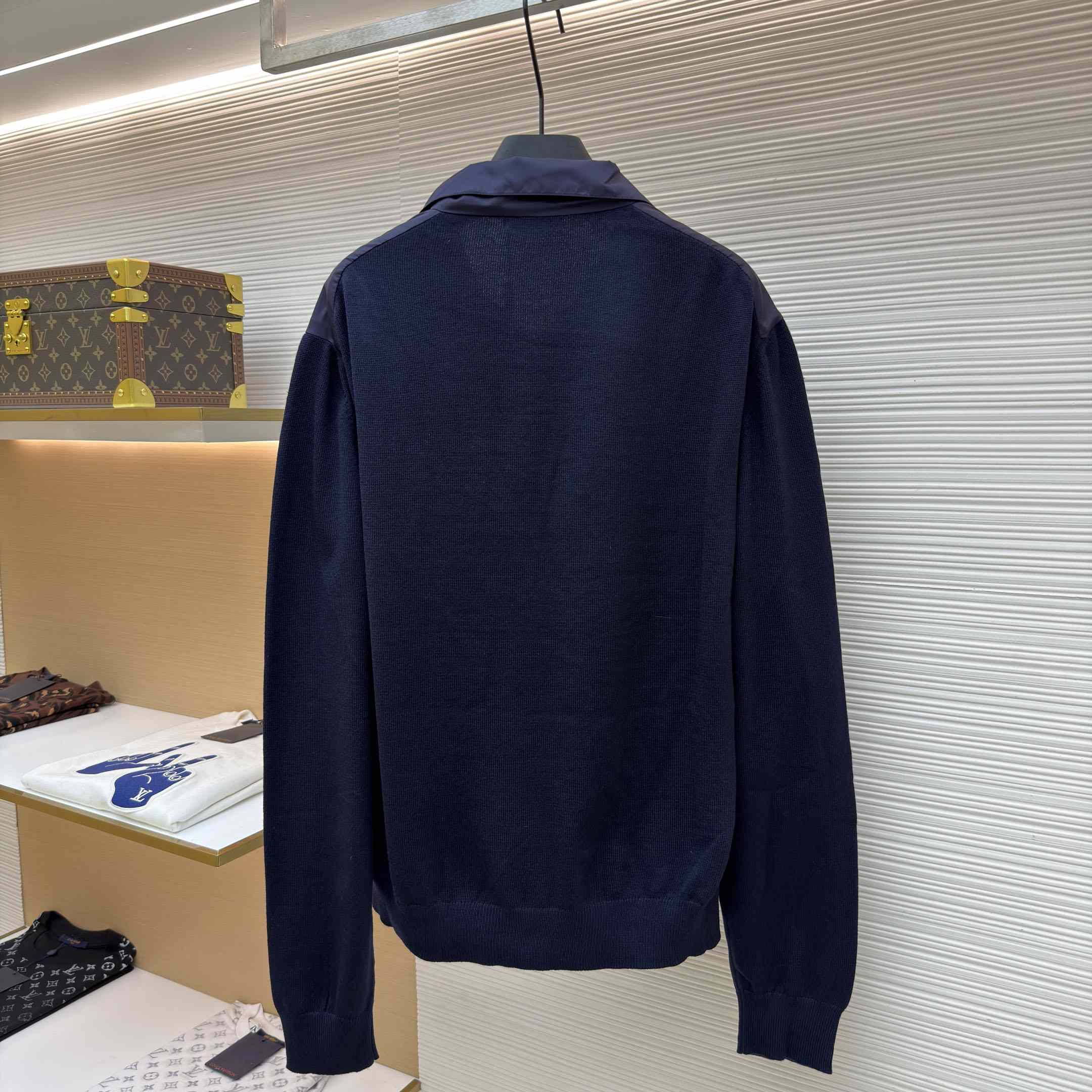 Prada Superfine Wool Zipper Cardigan - DesignerGu