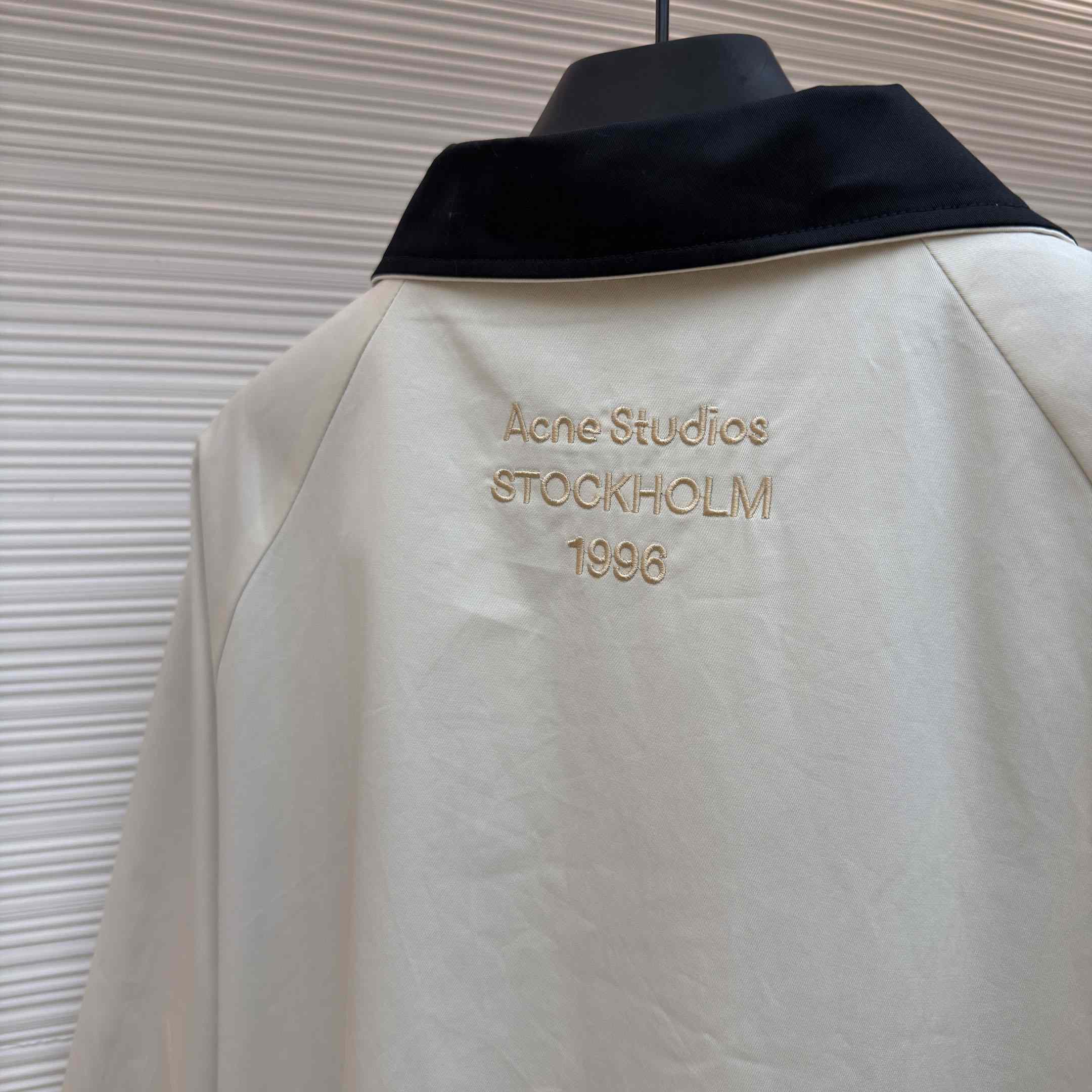 Acne Studios Satin Logo Jacket - DesignerGu