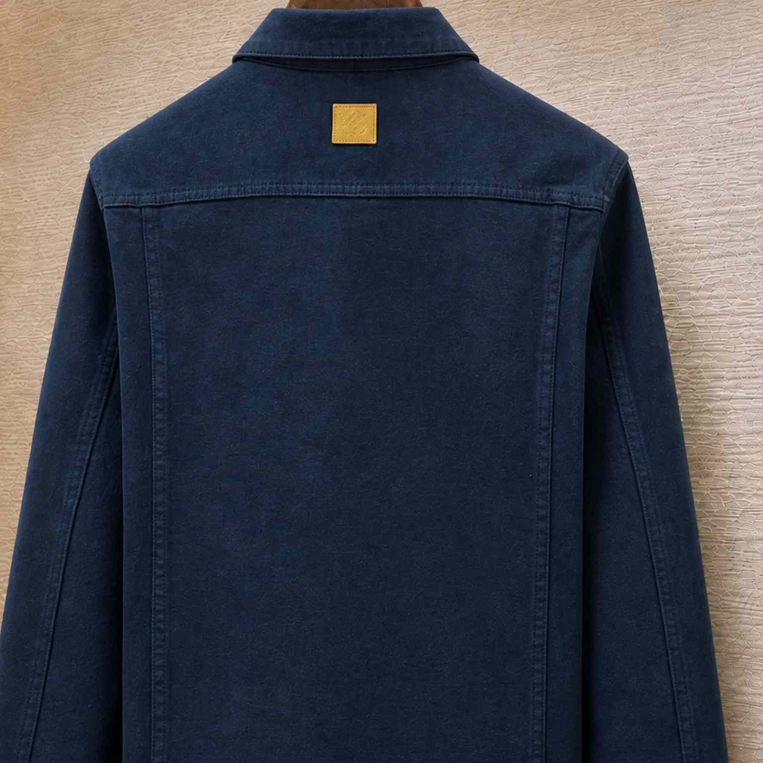 Louis Vuitton Garment-Dyed Denim Type II Trucker Jacket - DesignerGu