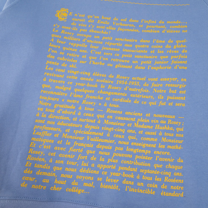 Enfants Riches Déprimés Le Rosey Raglan Afterhood 'Light Blue' - DesignerGu
