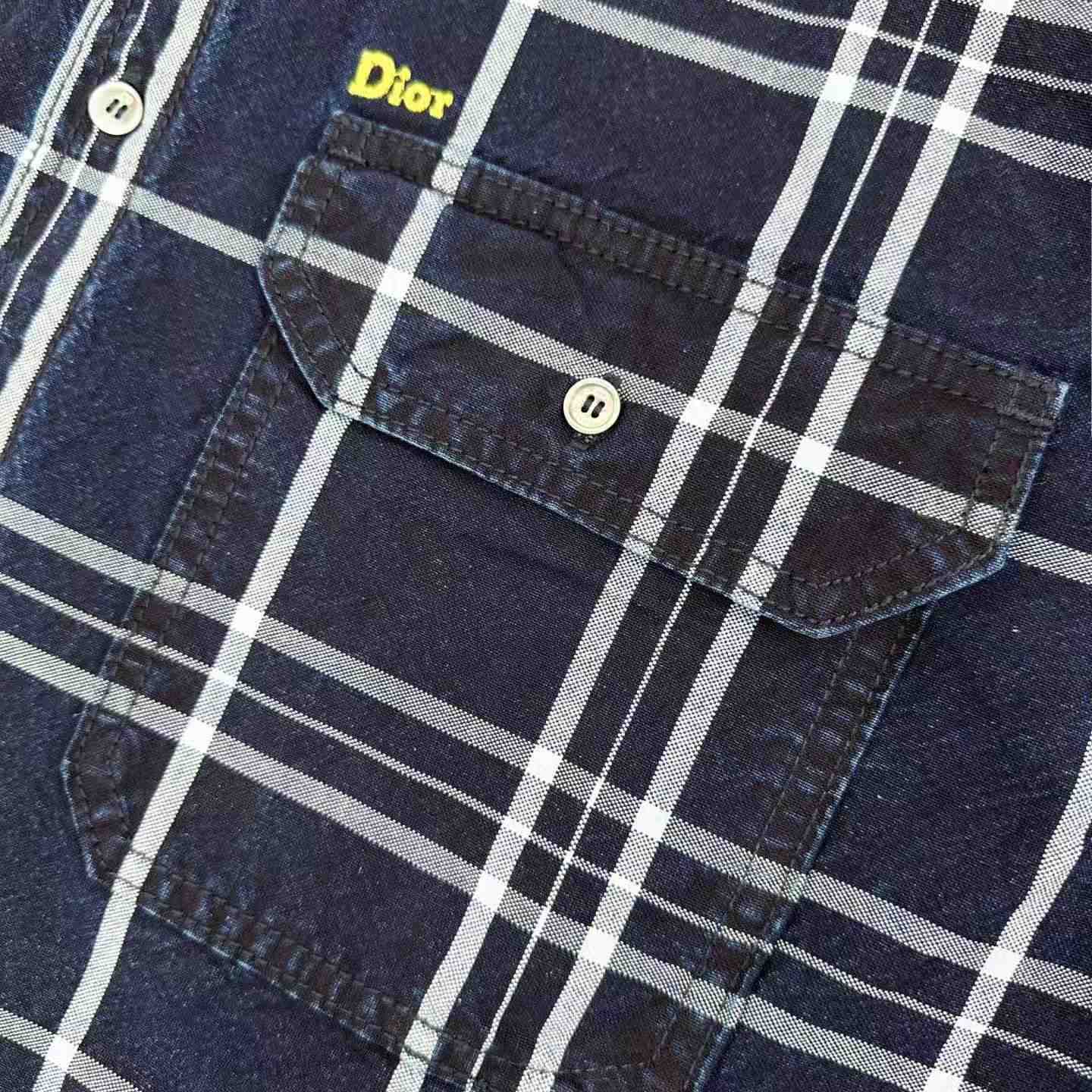 Dior Checkered Overshirt - DesignerGu