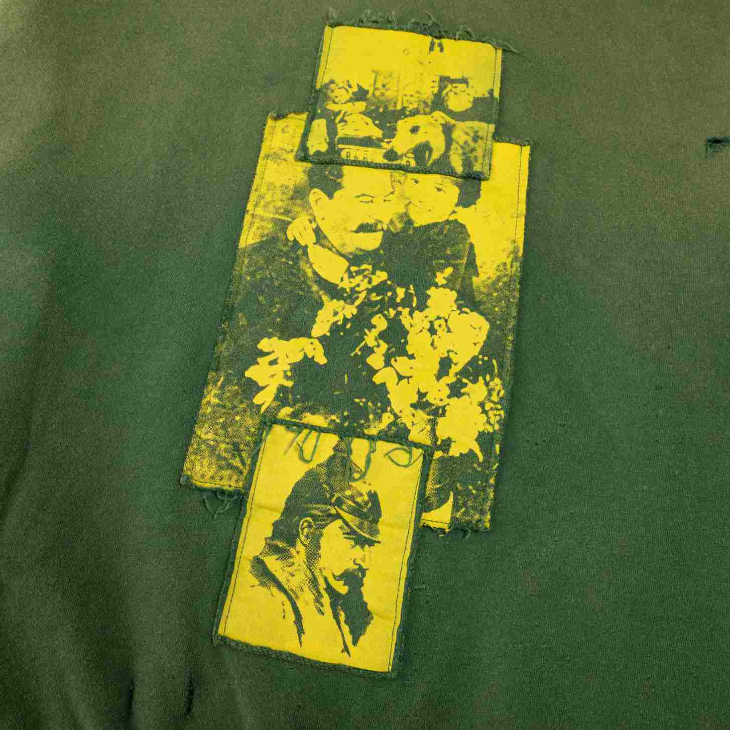 Enfants Riches Déprimés Two Wars Within One Assemblage Zip Hoodie 'Gardener Green' - DesignerGu
