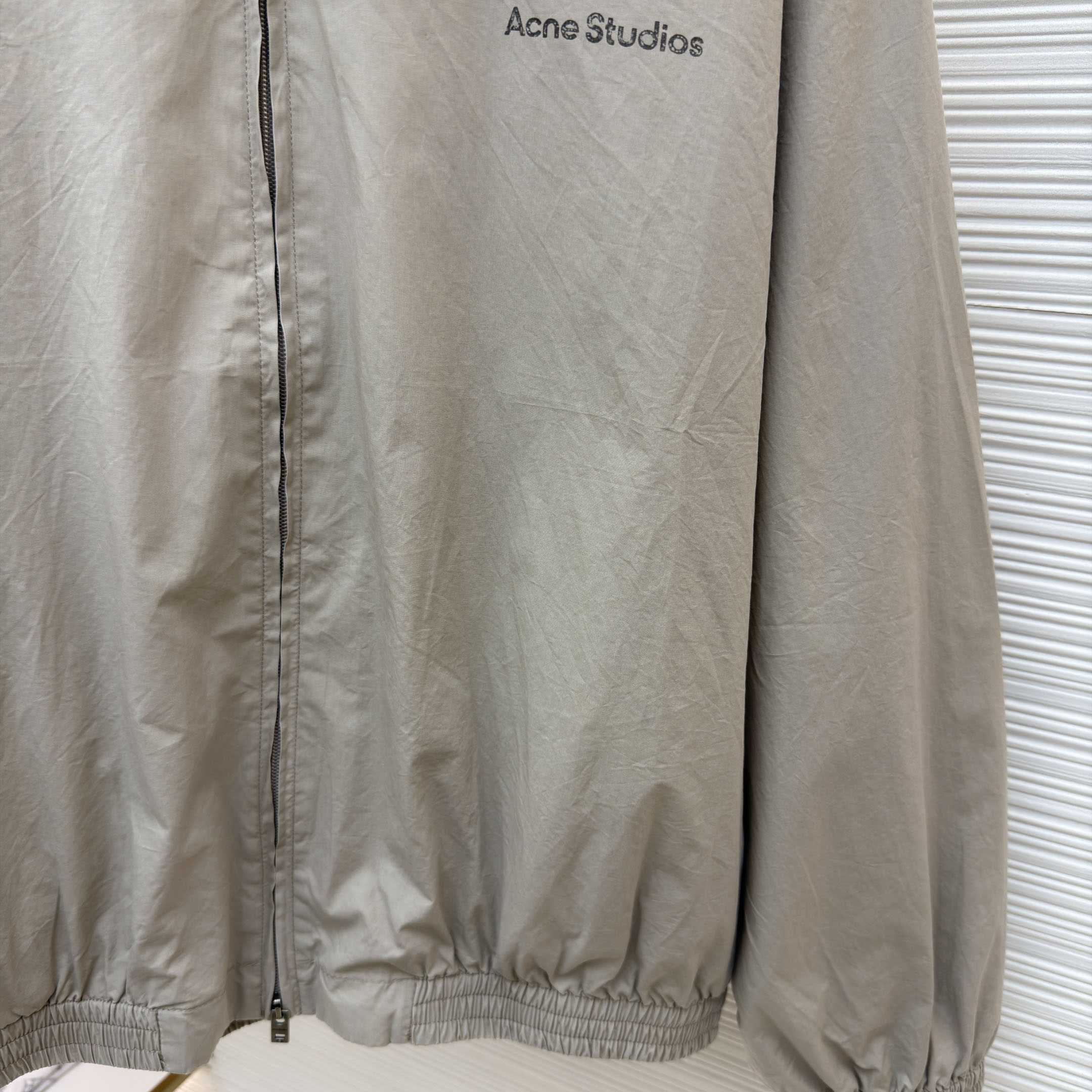 Acne Studios Washed Logo Jacket - DesignerGu