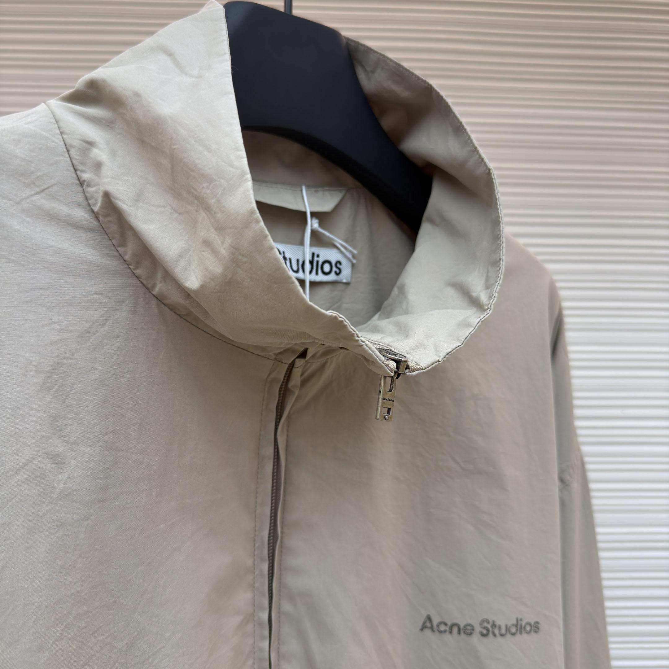 Acne Studios Washed Logo Jacket - DesignerGu