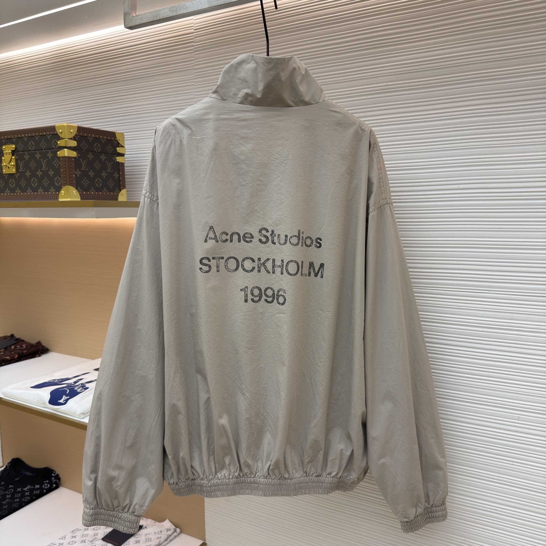 Acne Studios Washed Logo Jacket - DesignerGu