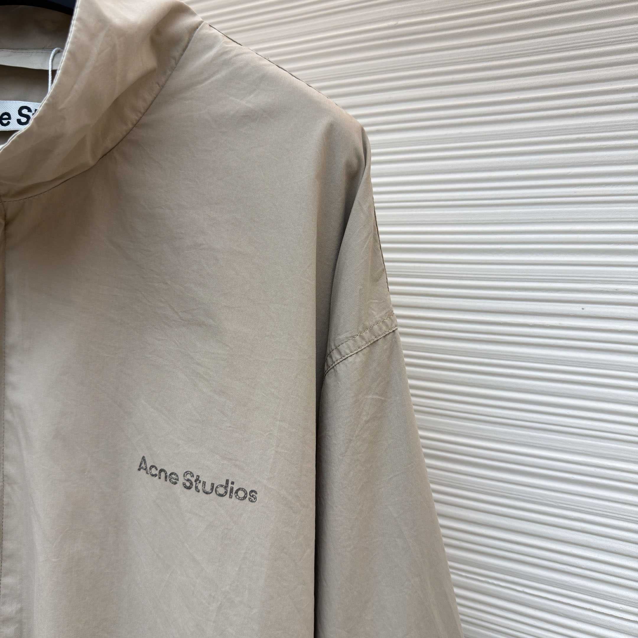 Acne Studios Washed Logo Jacket - DesignerGu