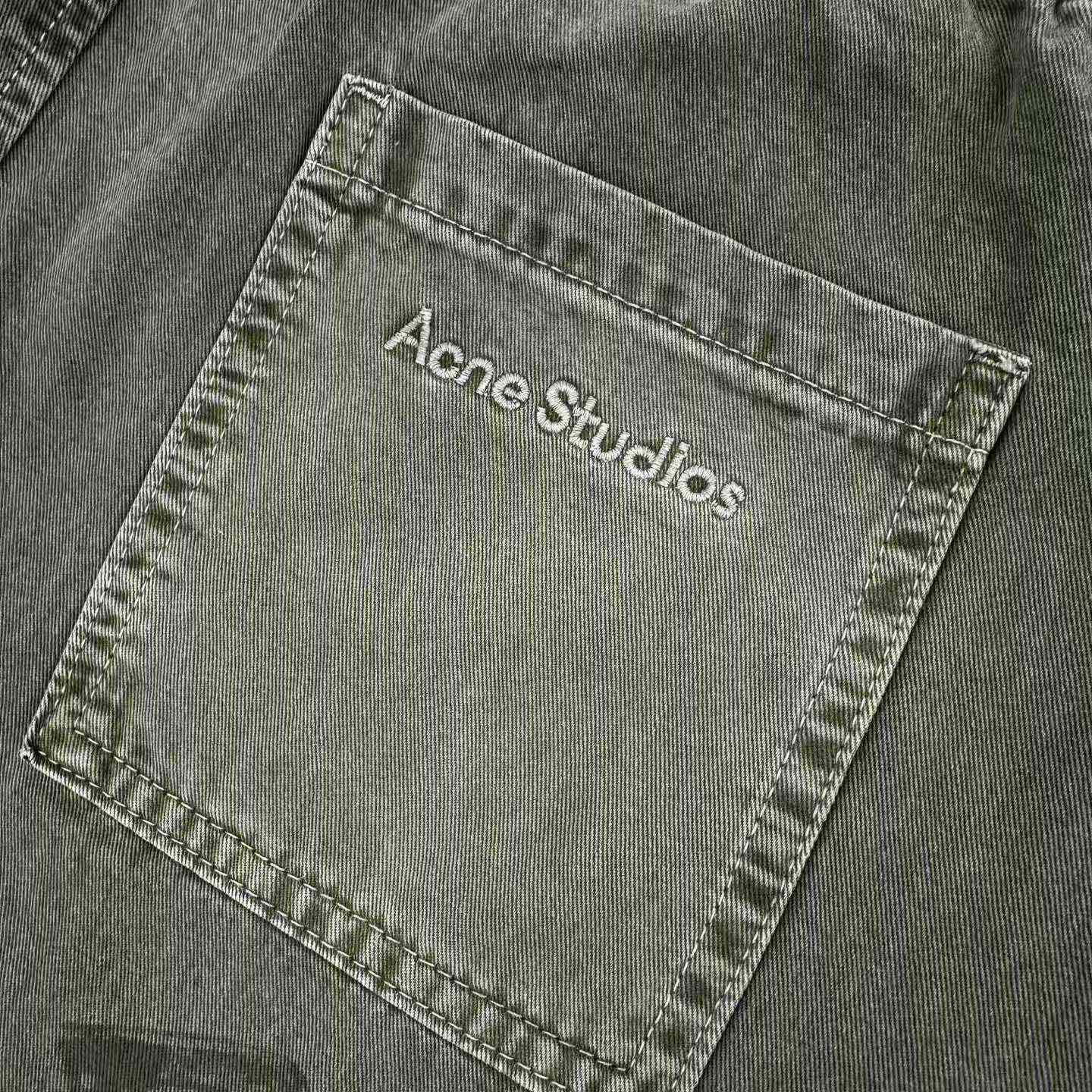 Acne Studios Washed Cotton Trousers - DesignerGu