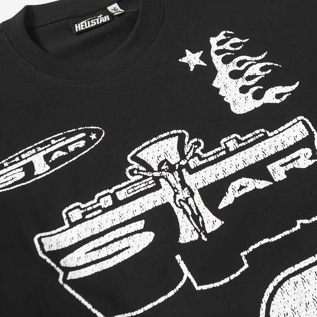 Hellstar Greatest Hits 08' Long-Sleeve 'Black' - DesignerGu