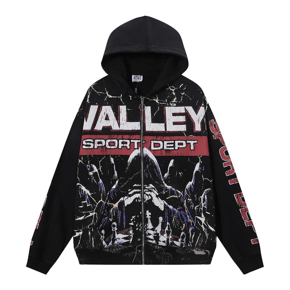 Vale Forever Mastermind Zip Hoodie 'Black' - DesignerGu