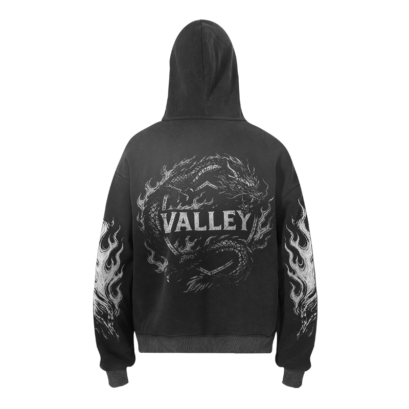 Vale Forever Black Serpent Pullover 'Black/Mono' - DesignerGu