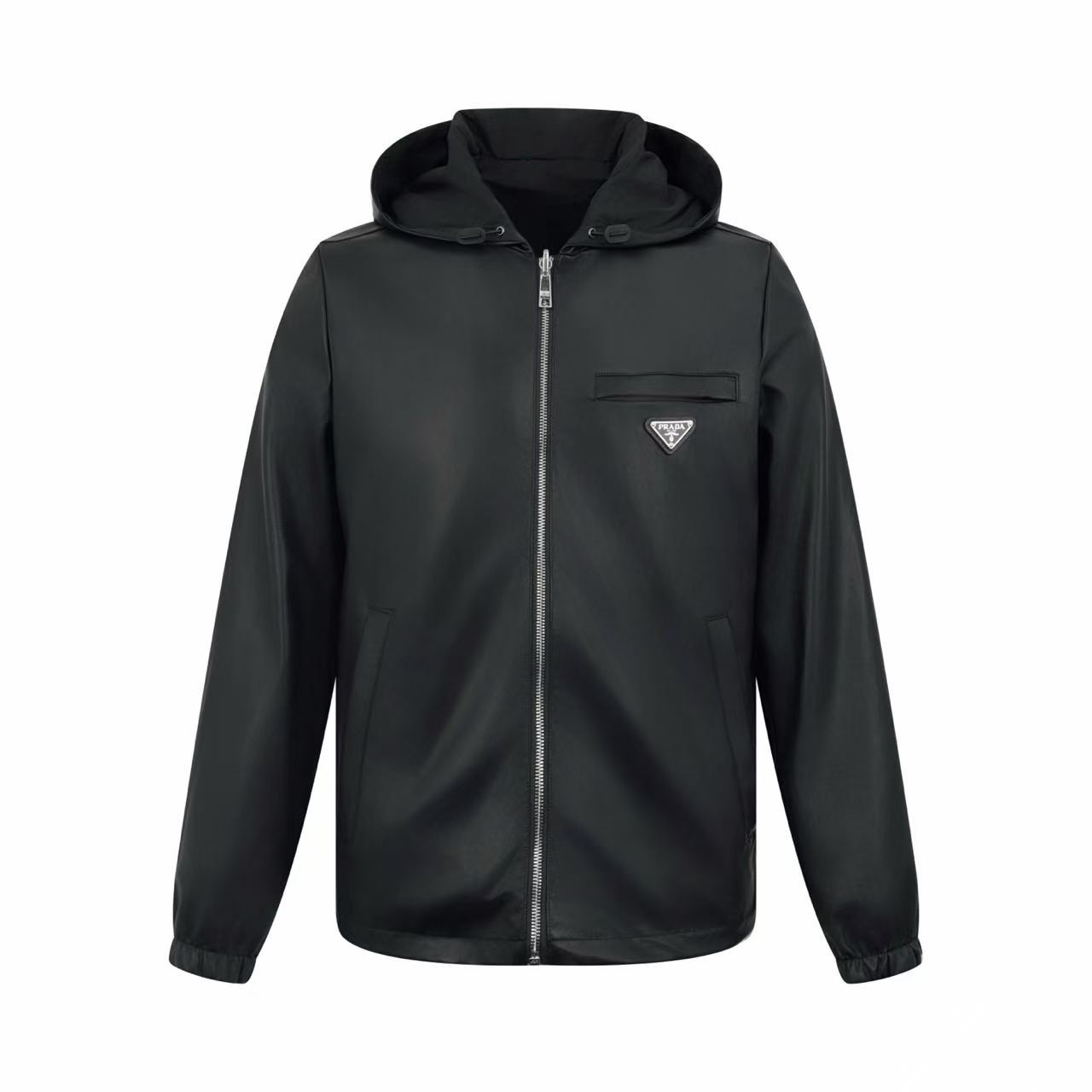Prada Reversible Nappa Leather And Re-Nylon Jacket - DesignerGu