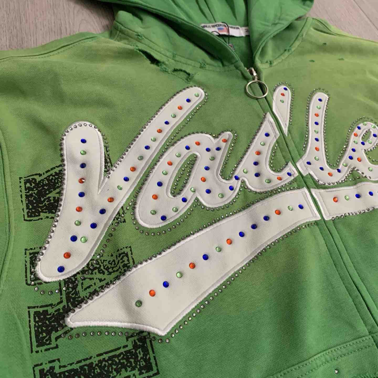 Vale Forever Inferno Zip Up 'Green' - DesignerGu