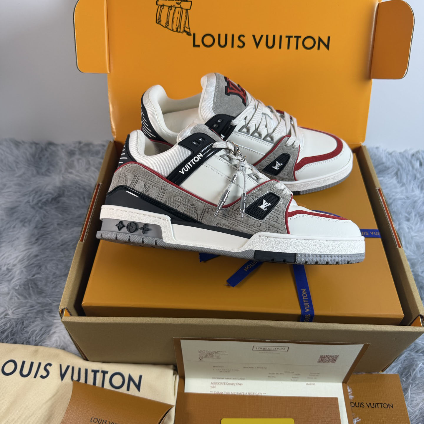 Louis Vuitton LV Trainer Sneaker 1AKP7E（upon uk size） - DesignerGu