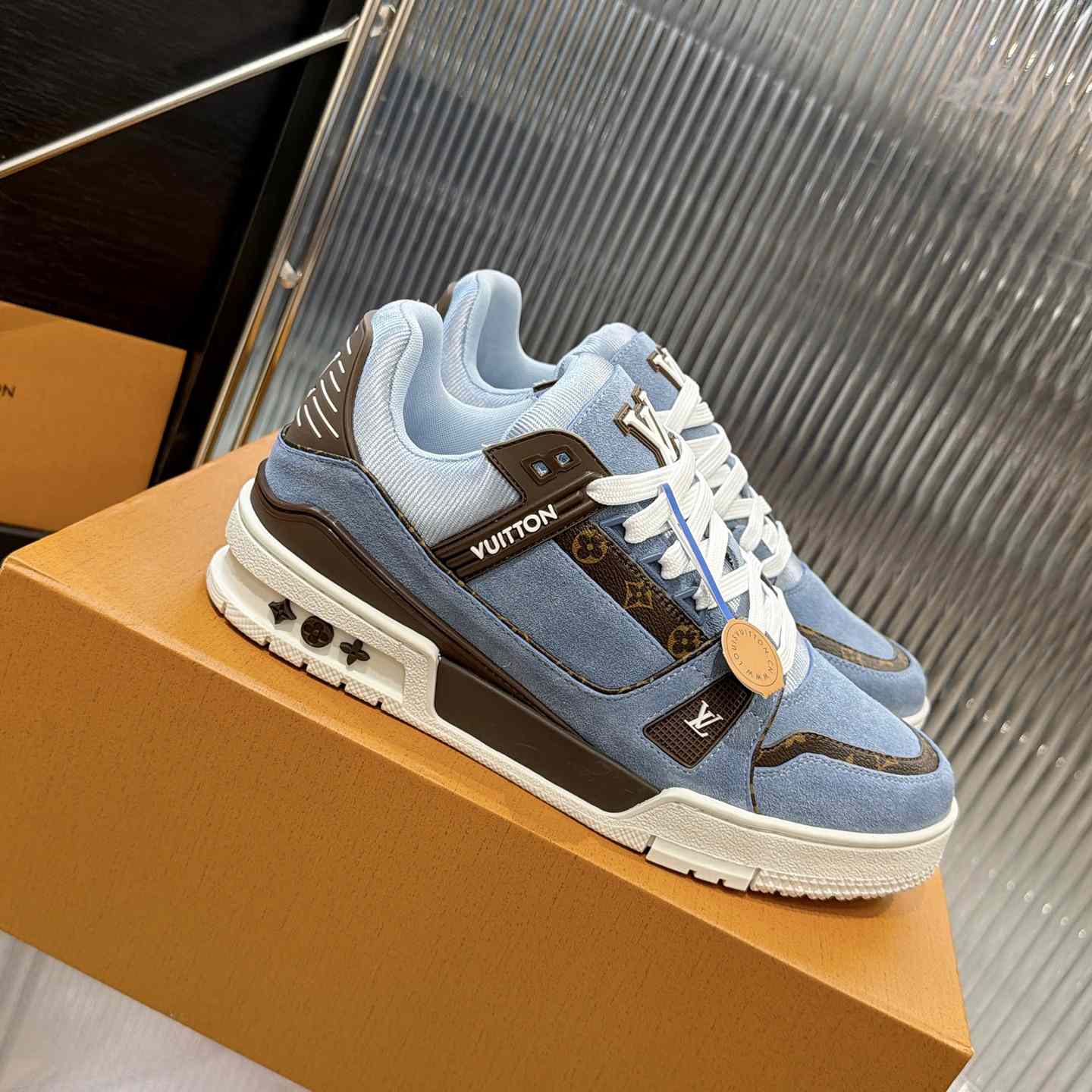 Louis Vuitton LV Trainer Sneaker 1AKB67（upon uk size） - DesignerGu