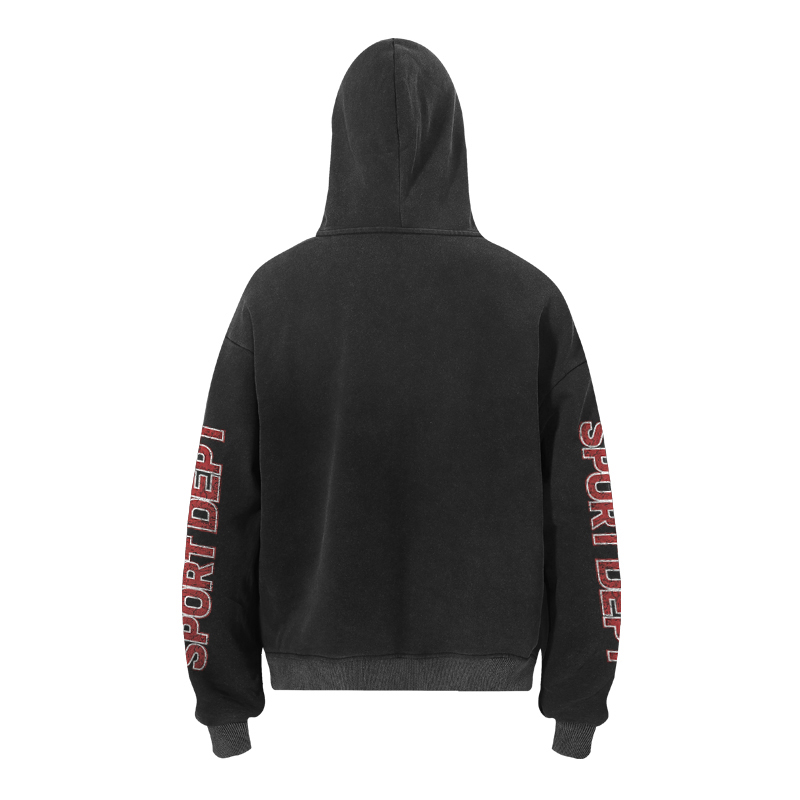 Vale Forever Devils Advocate Zip Up Hoodie 'Black/Red' - DesignerGu