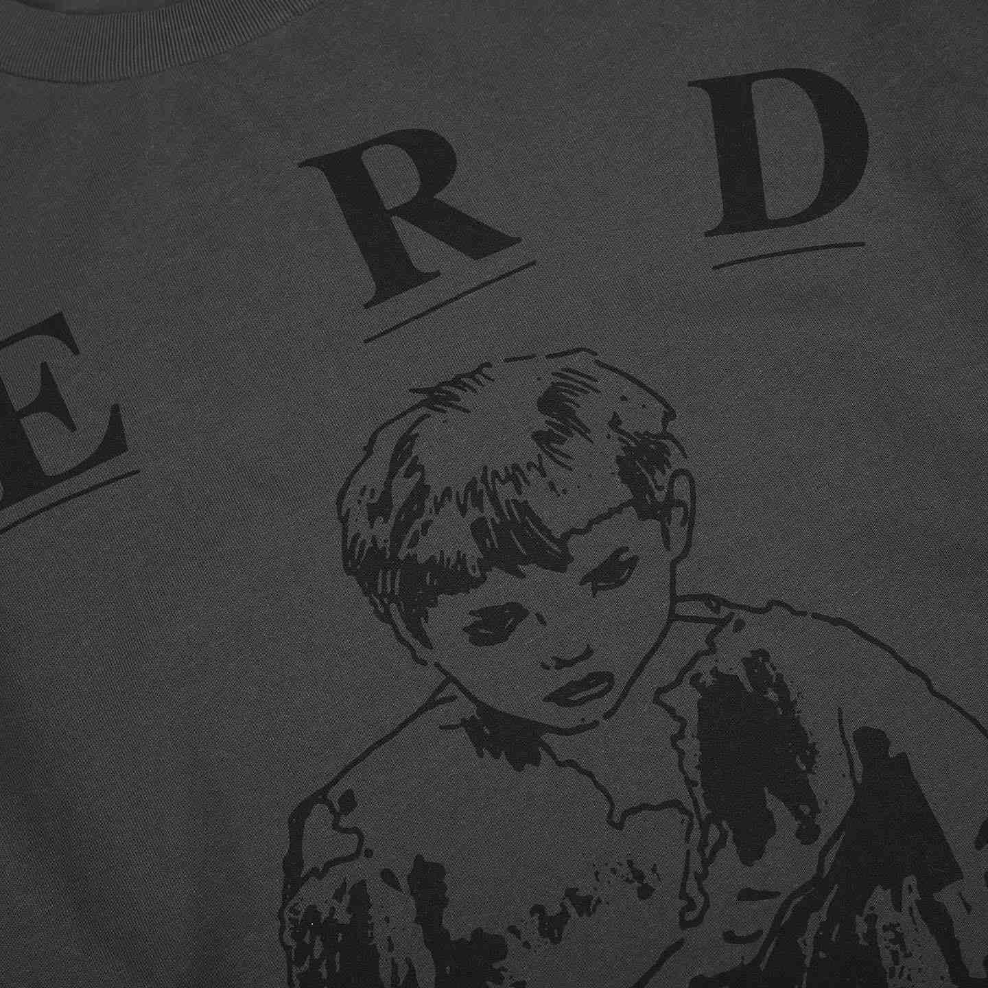 Enfants Riches Déprimés Grey And Black Printed Long Sleeve T-Shirt - DesignerGu