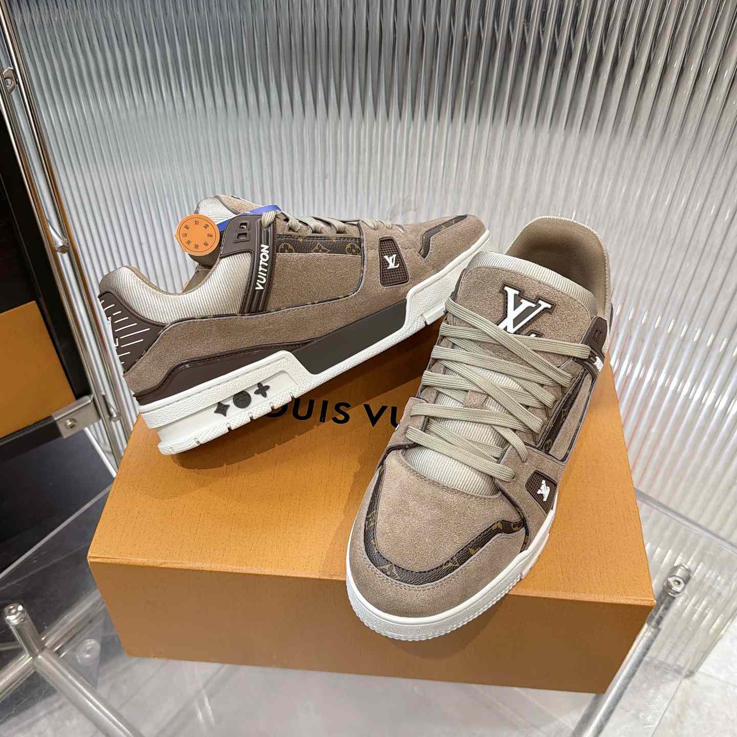 Louis Vuitton LV Trainer Sneaker 1AKB6R（upon uk size） - DesignerGu