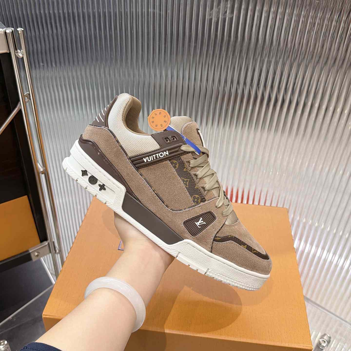 Louis Vuitton LV Trainer Sneaker 1AKB6R（upon uk size） - DesignerGu
