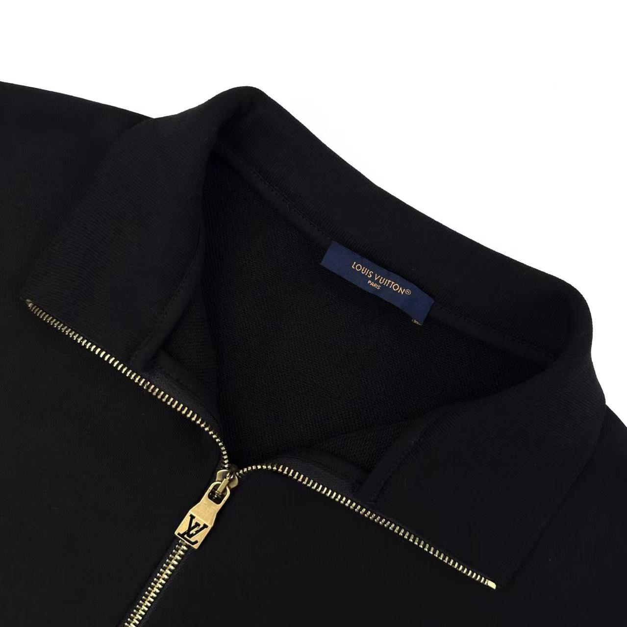 Louis Vuitton Embellished Signature Track Top 1AJUZR - DesignerGu