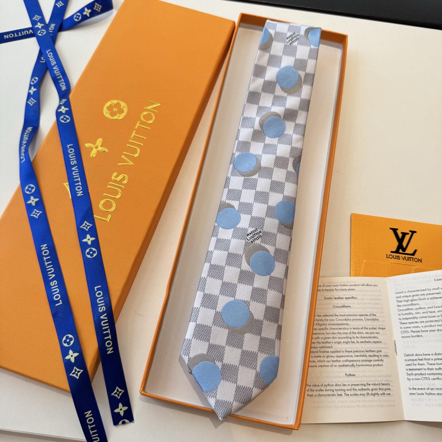 Louis Vuitton Damier Dots Tie M98789 - DesignerGu