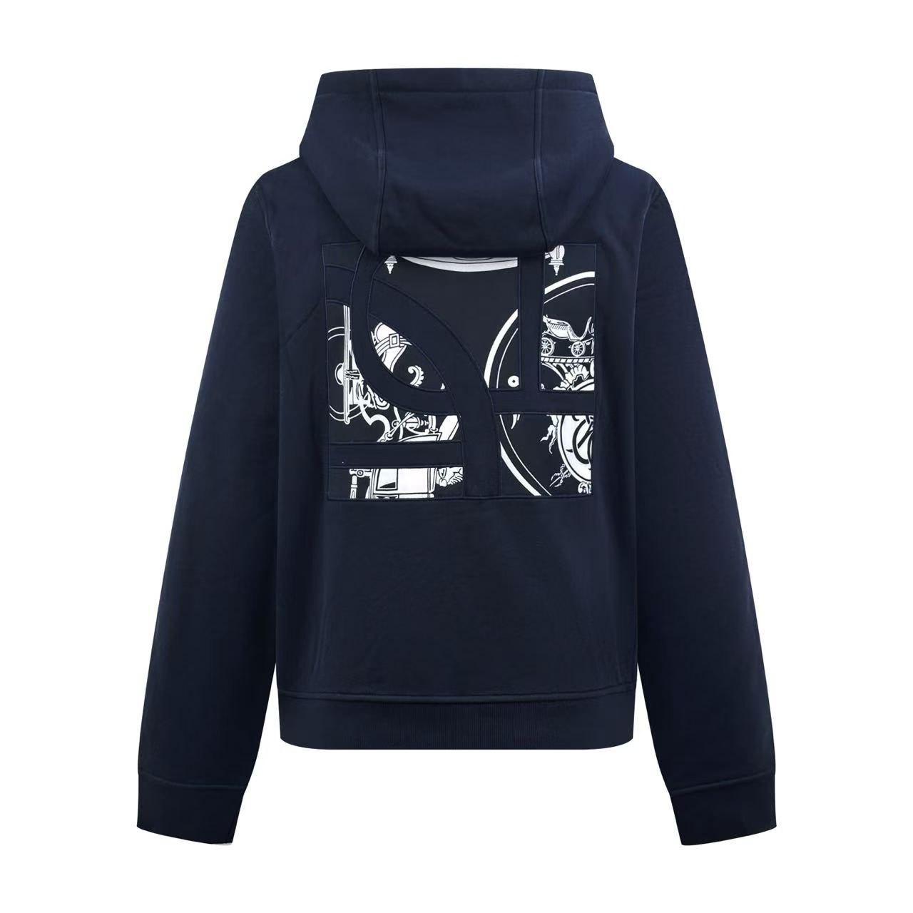 Hermes "Ex-Libris" Hooded Sweater - DesignerGu