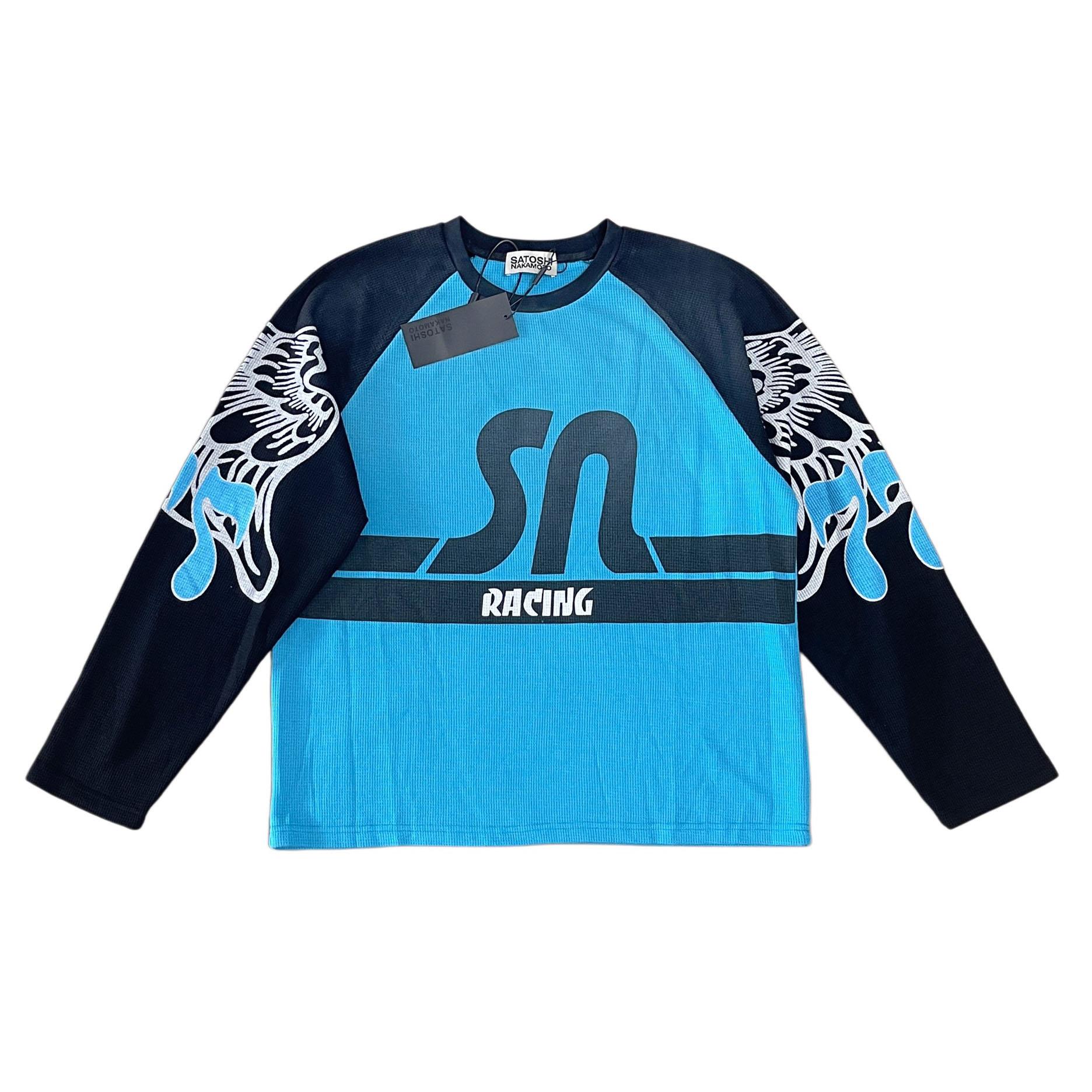 Satoshi Nakamoto Wings Long-Sleeve 'Blue' - DesignerGu