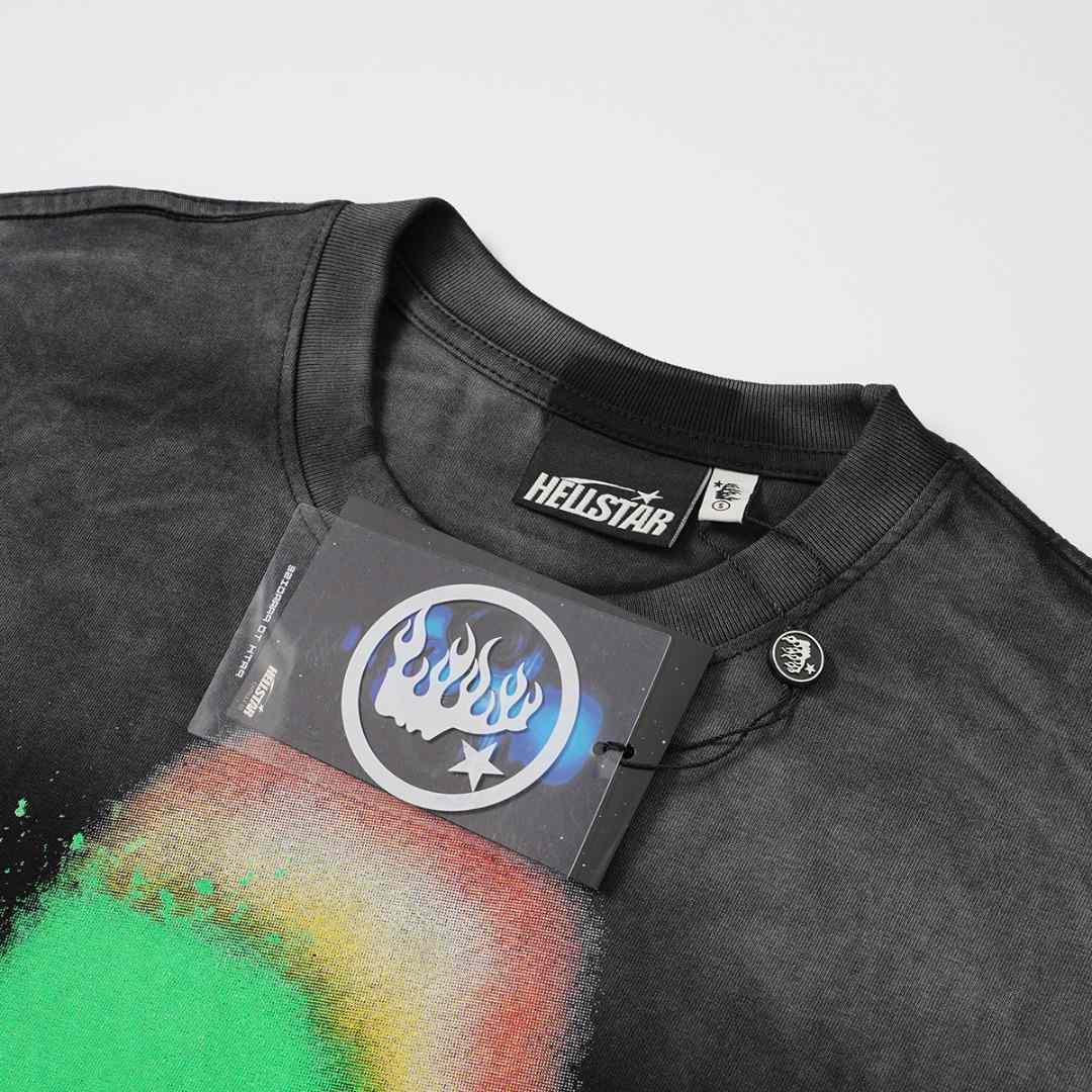 Hellstar Anti-Spray T-Shirt - Black - DesignerGu