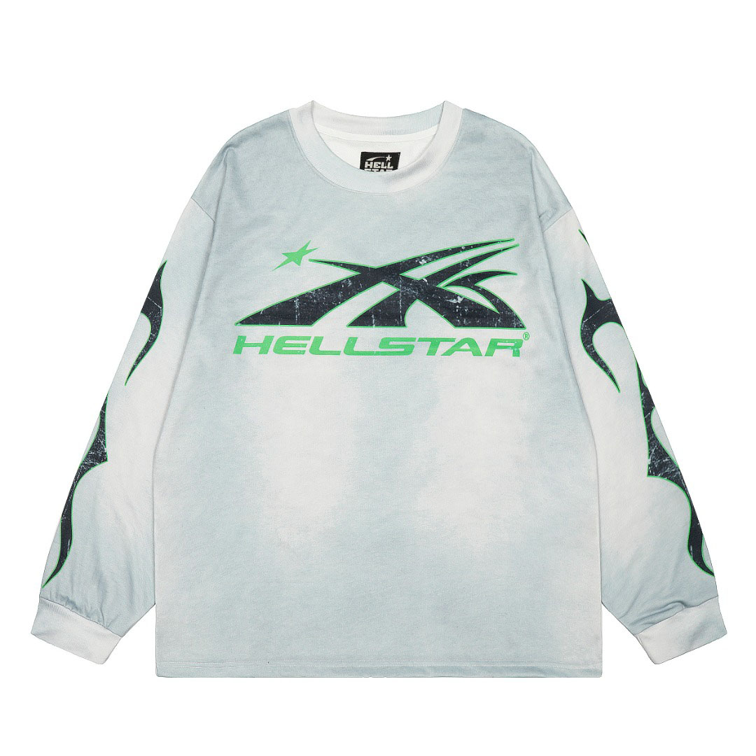 Hellstar Avatar Skull Long Sleeve Shirt - DesignerGu