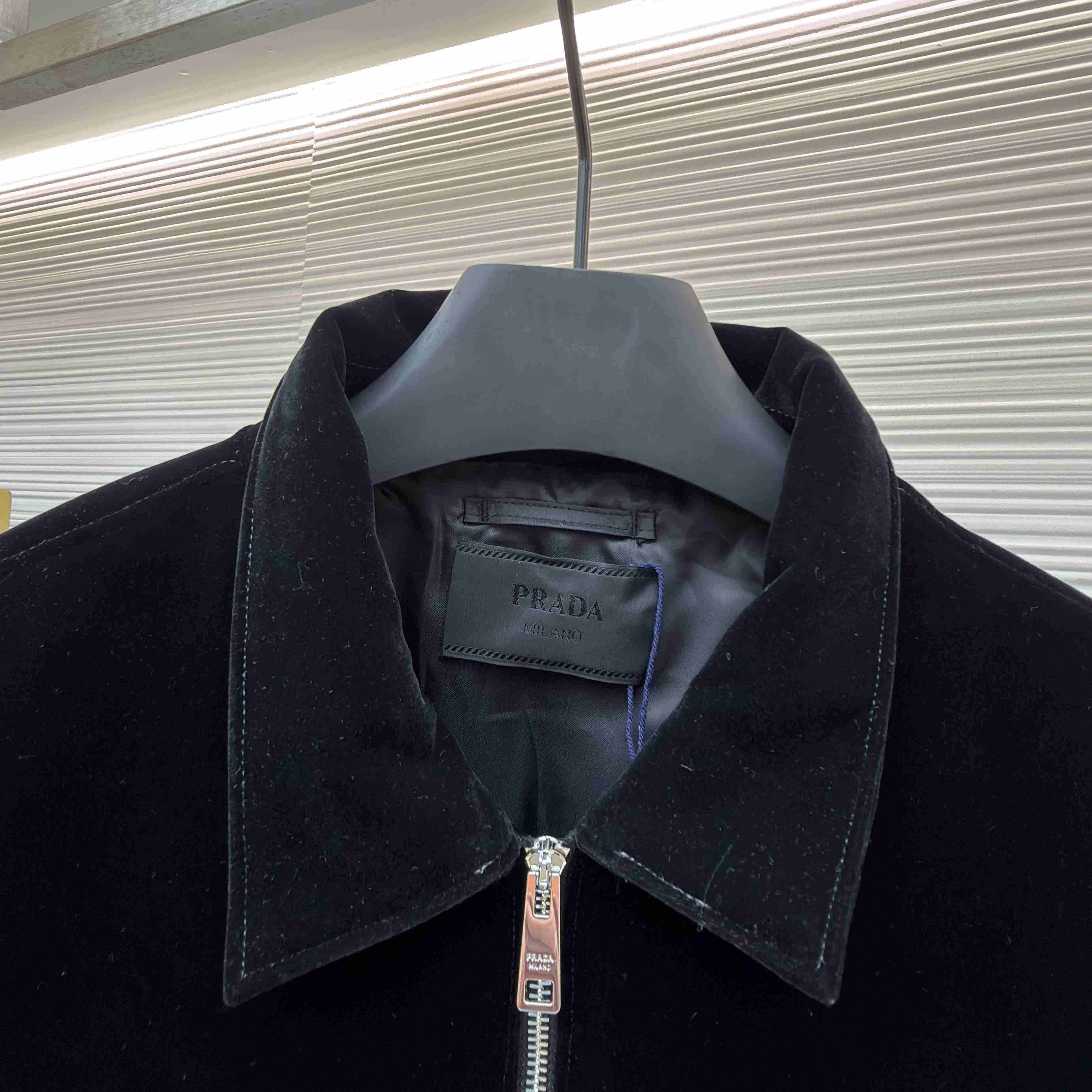 Prada Velvet Blouson - DesignerGu