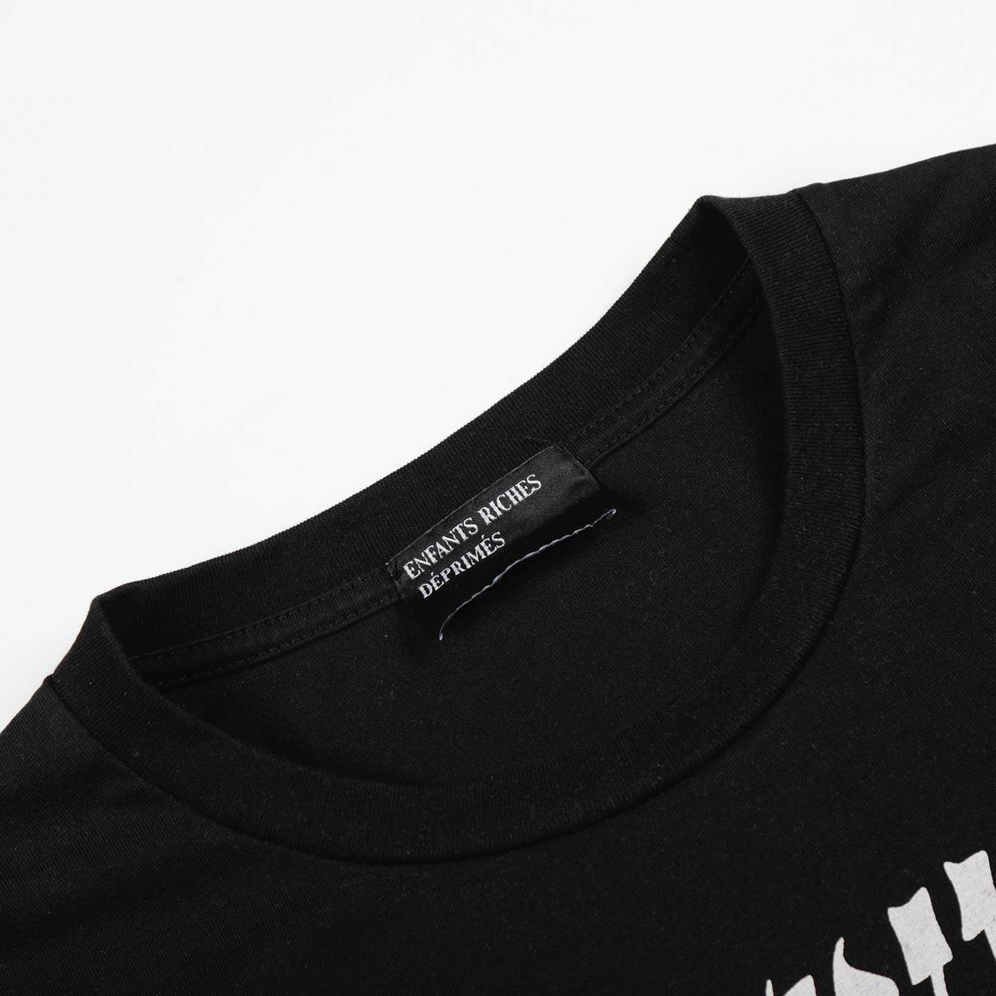Enfants Riches Déprimés Eulogy Long-Sleeve T-Shirt 'Faded Black' - DesignerGu